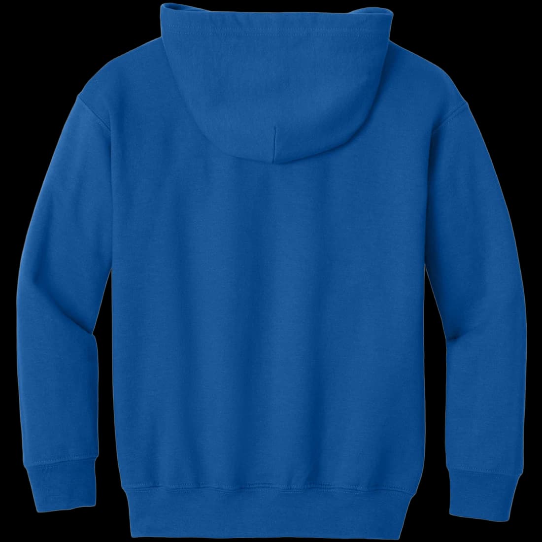 Youth Heavy Blend Full-Zip Hooded Sweatshirt. back