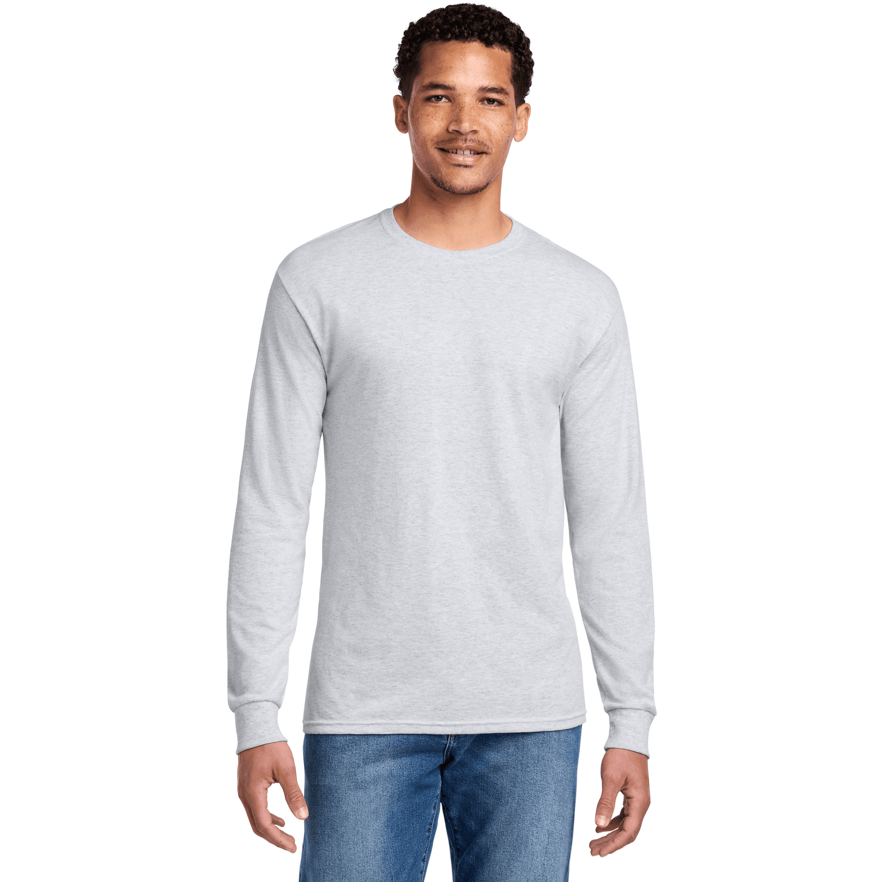 Dri-Power 50/50 Cotton/Poly Long Sleeve T-Shirt.