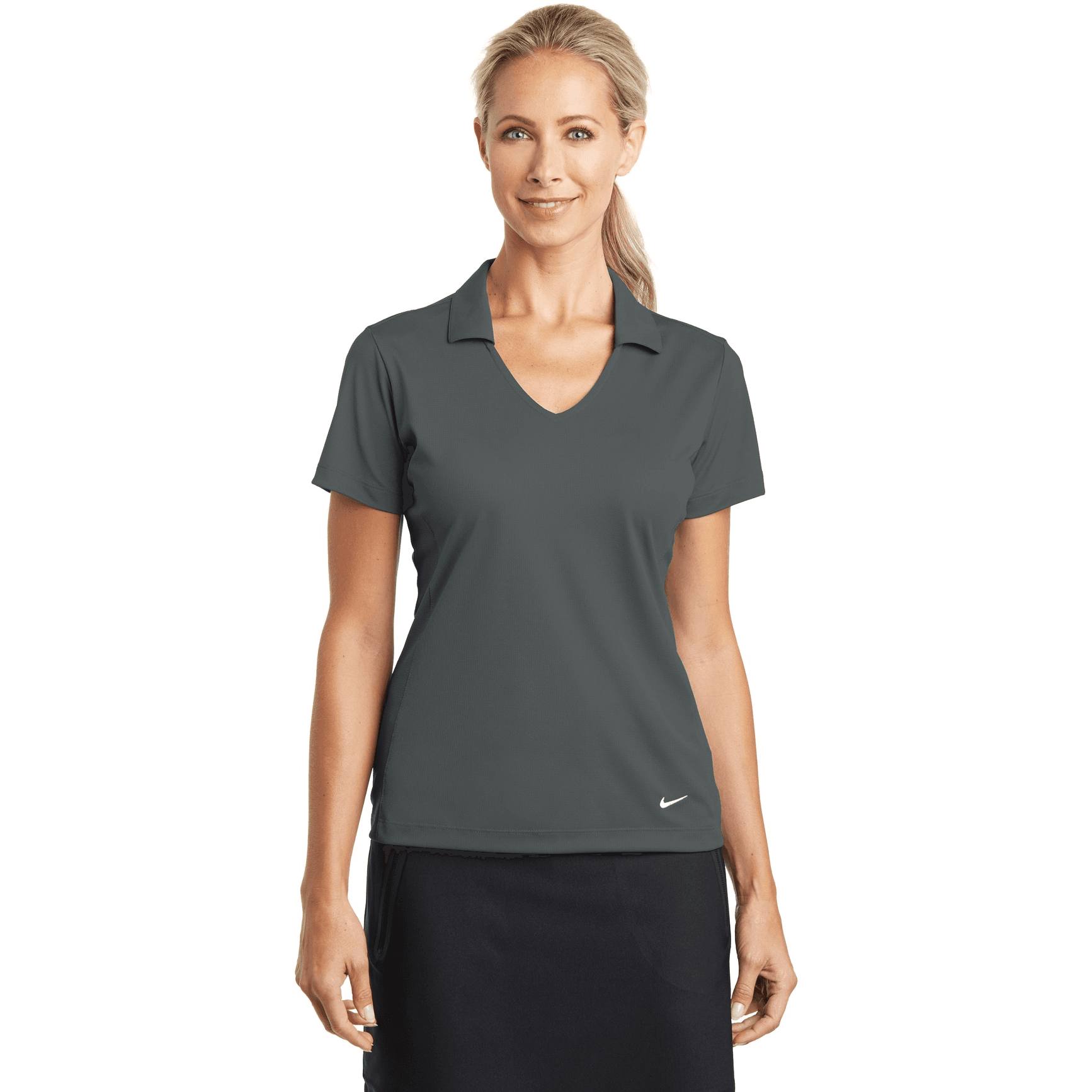 Women's Dri-FIT Vertical Mesh Polo.