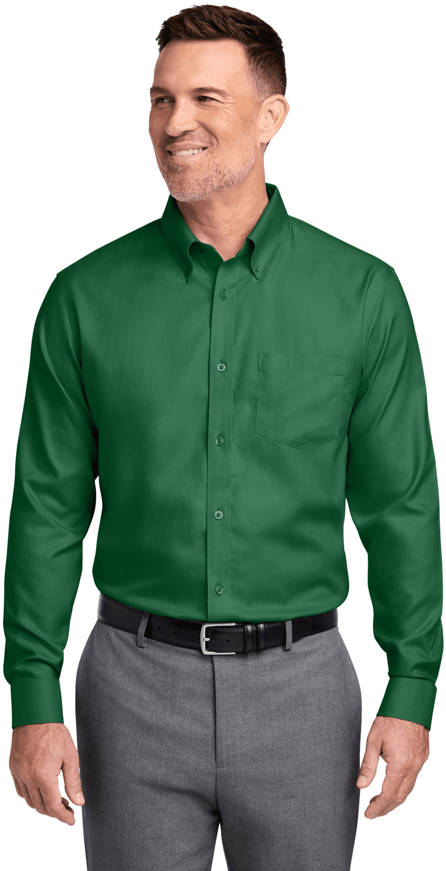 Wrinkle-Free Stretch Nailhead Shirt