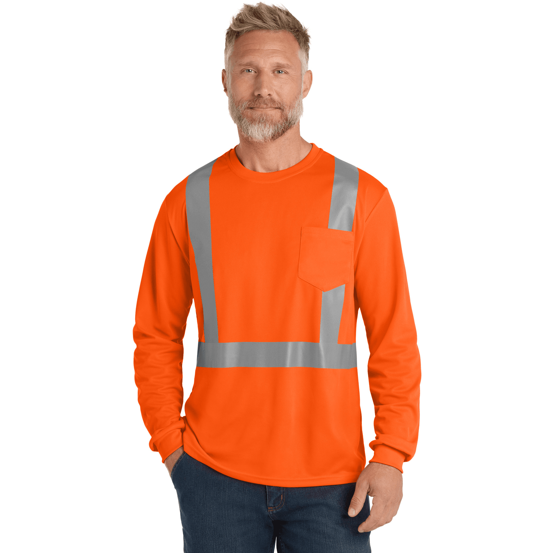 ANSI 107 Class 2 Mesh Long Sleeve Tee.