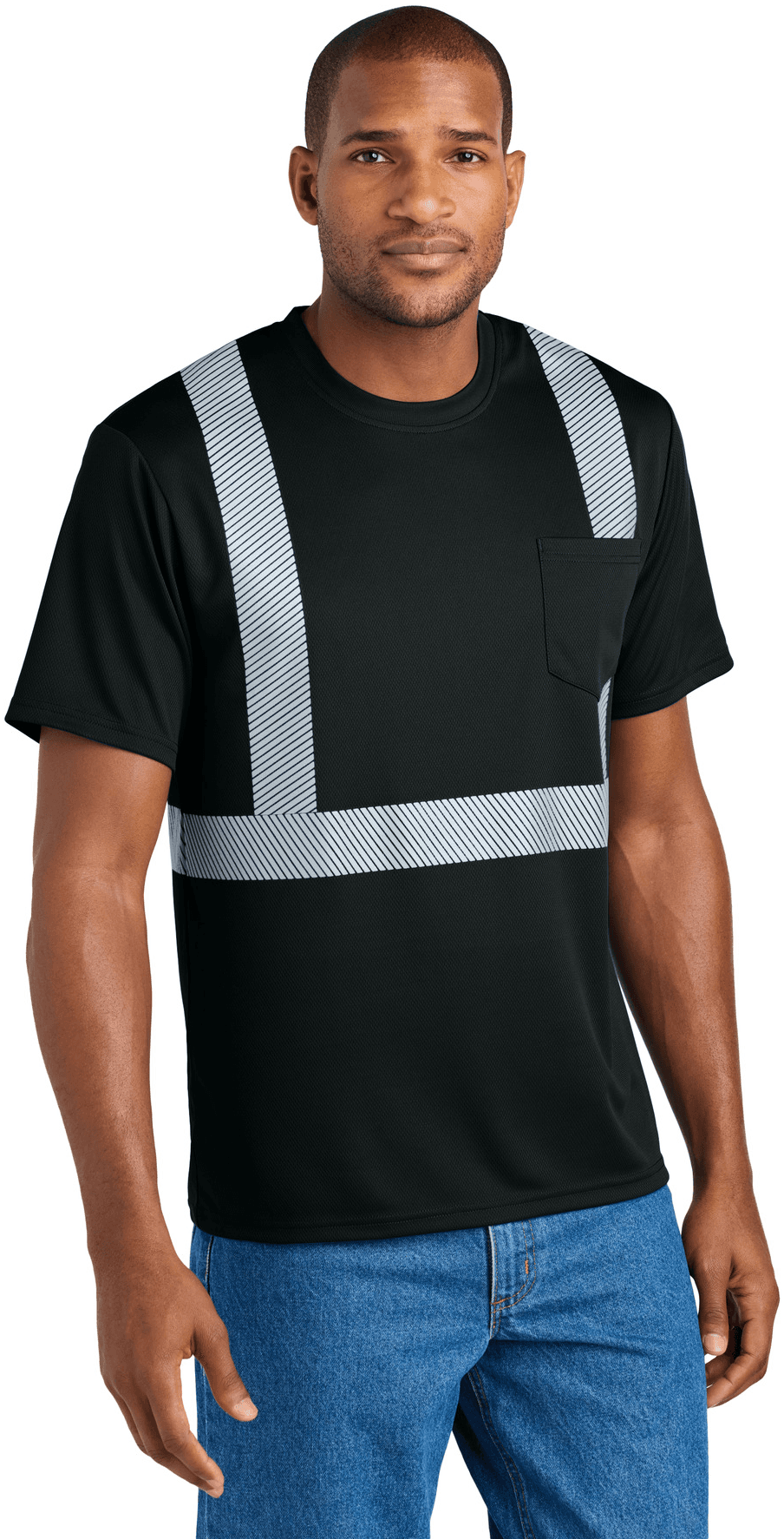 Enhanced Visibility Segmented Tape Tee