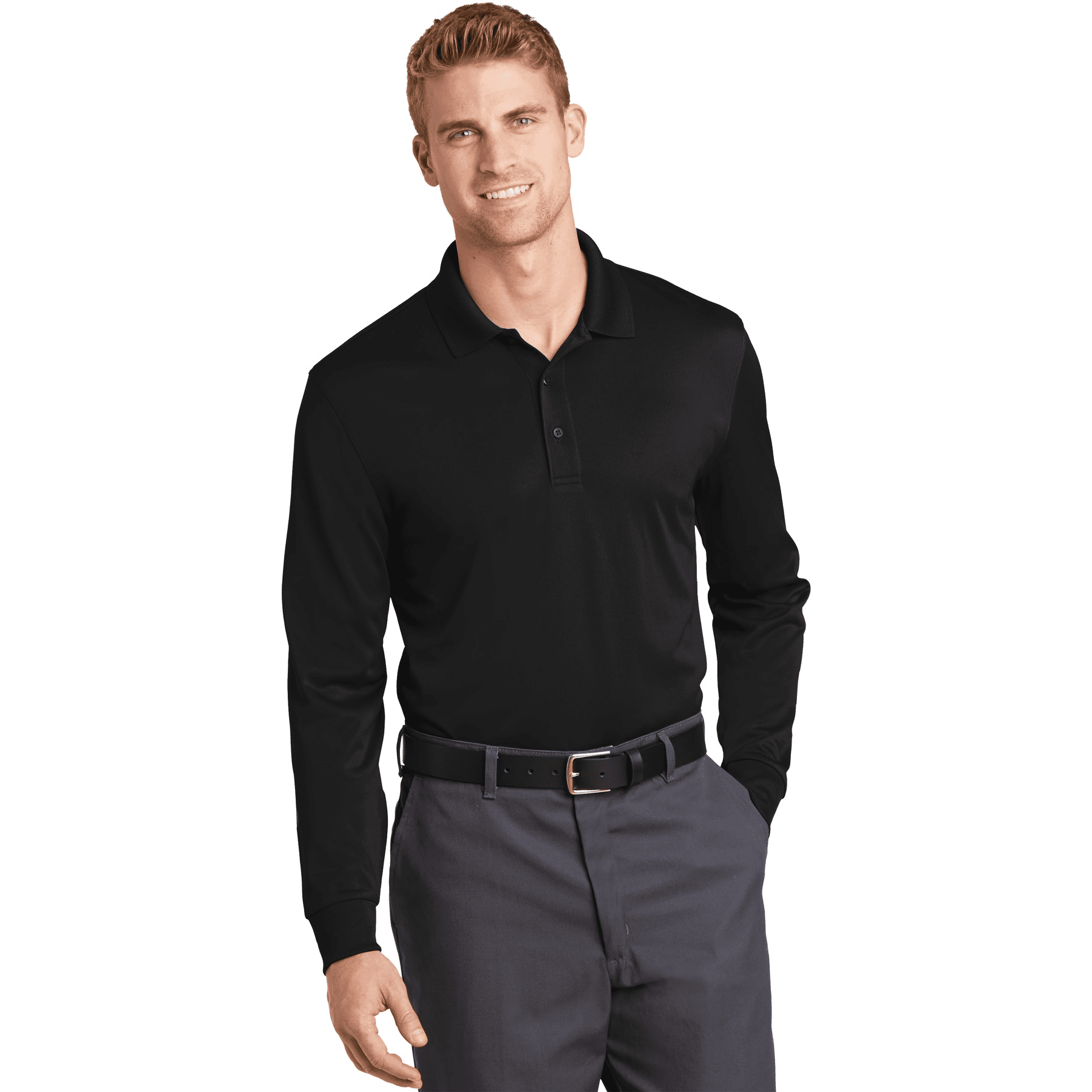 Select Snag-Proof Long Sleeve Polo.