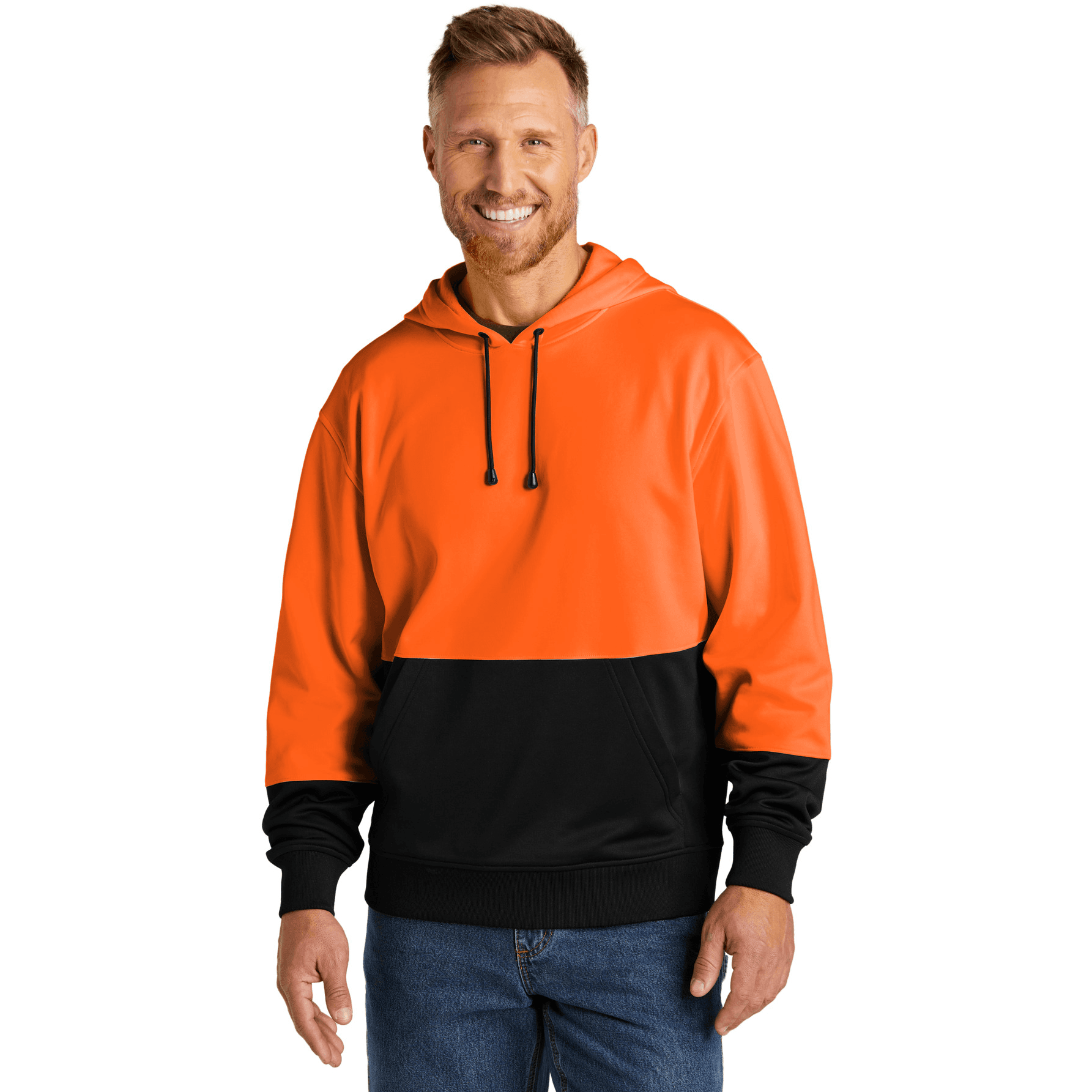 Enhanced Visibility Fleece Pullover Hoodie