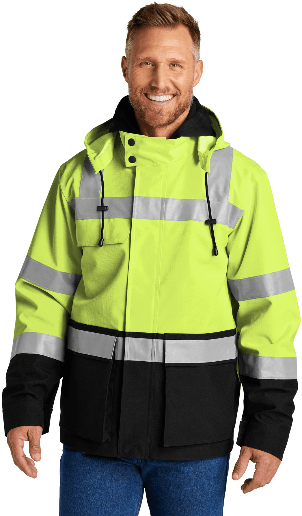 ANSI 107 Class 3 Waterproof Ripstop 3-In-1 Parka