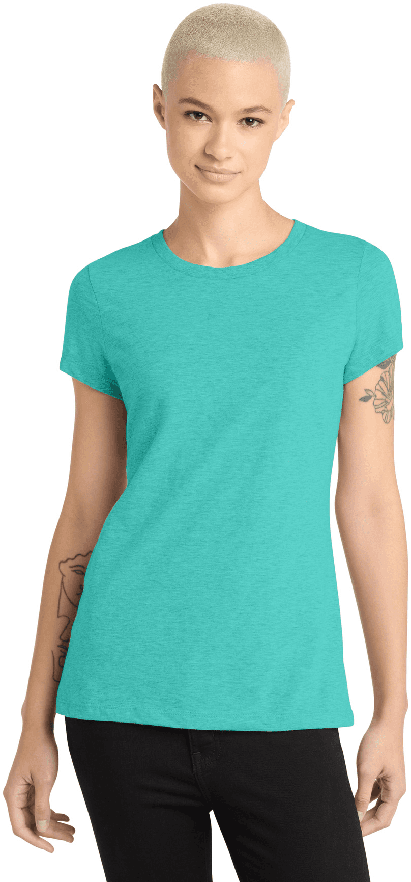 Women's Perfect Blend CVC Tee.