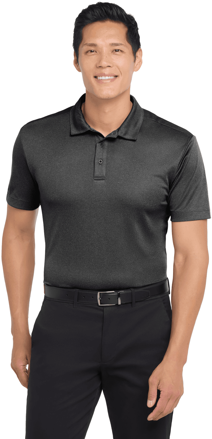 Heathered Silk Touch  Performance Polo.