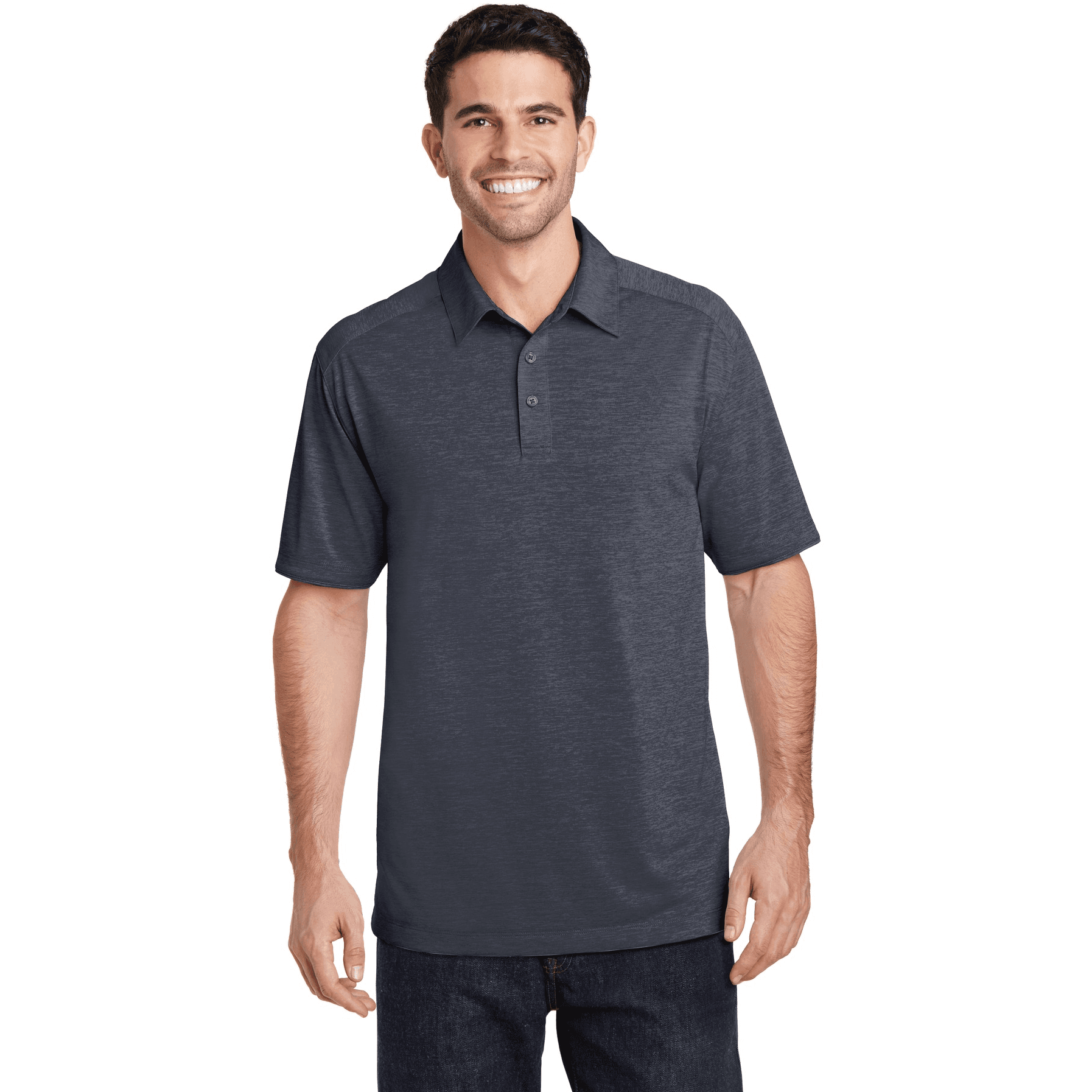 Digi Heather Performance Polo.