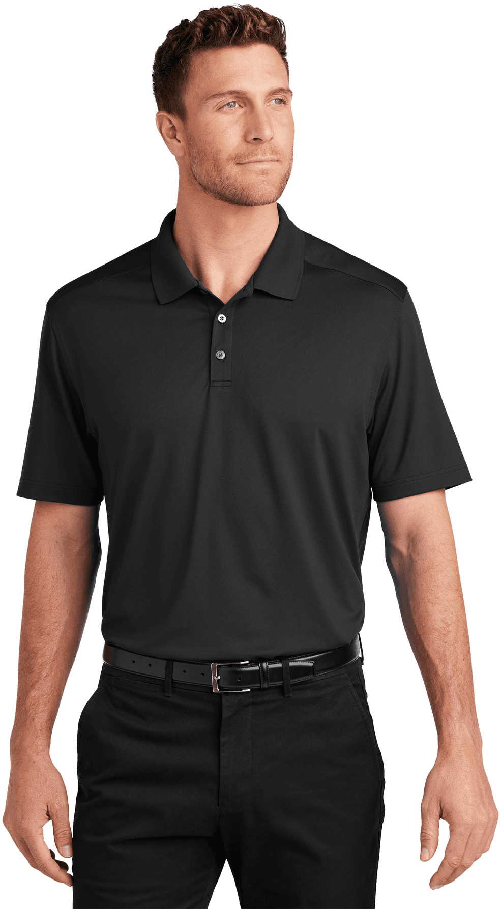 City Stretch Flat Knit Polo