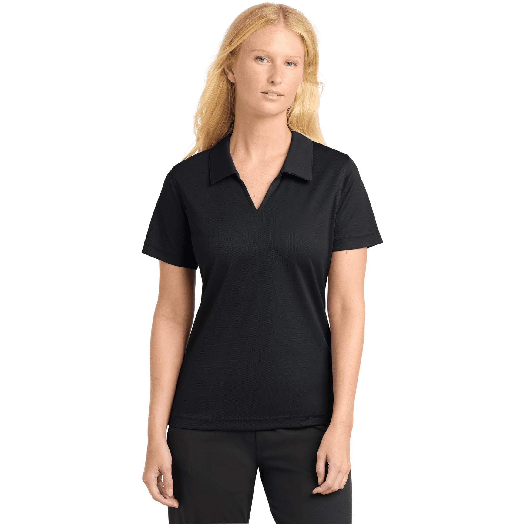 Women's Dri-Mesh V-Neck Polo.