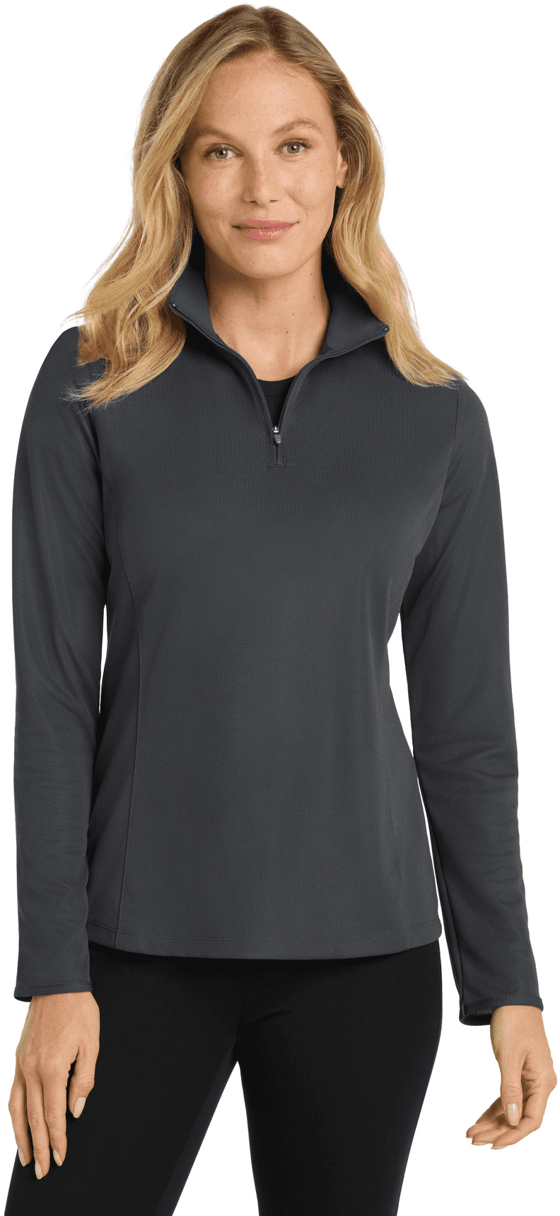 Women's Pinpoint Mesh 1/2-Zip .