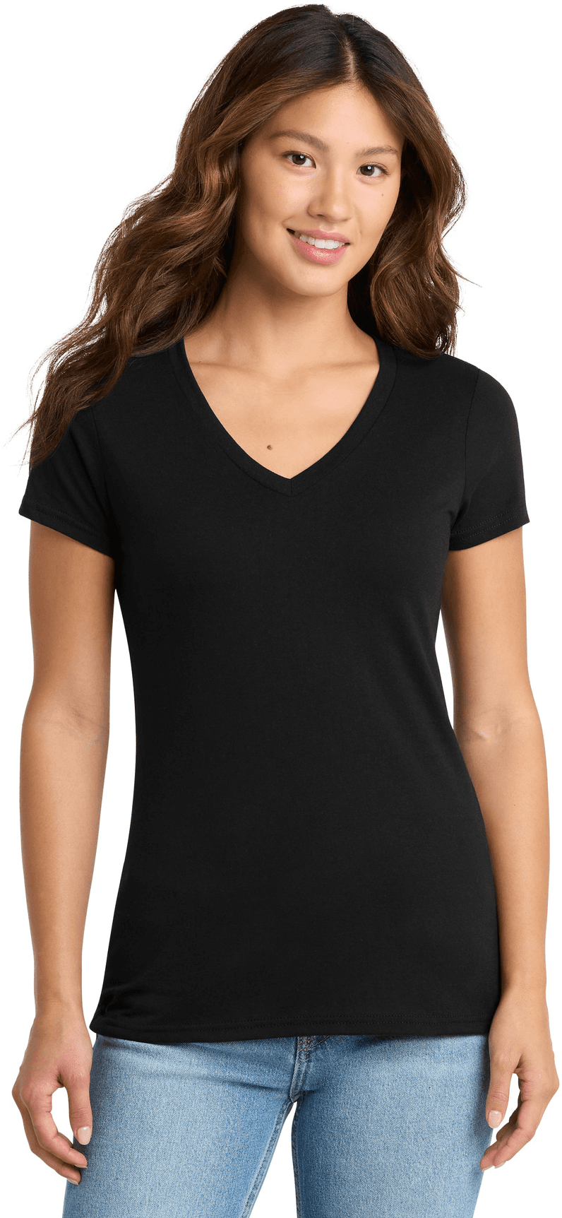 Women's Tri-Blend V-Neck Tee.