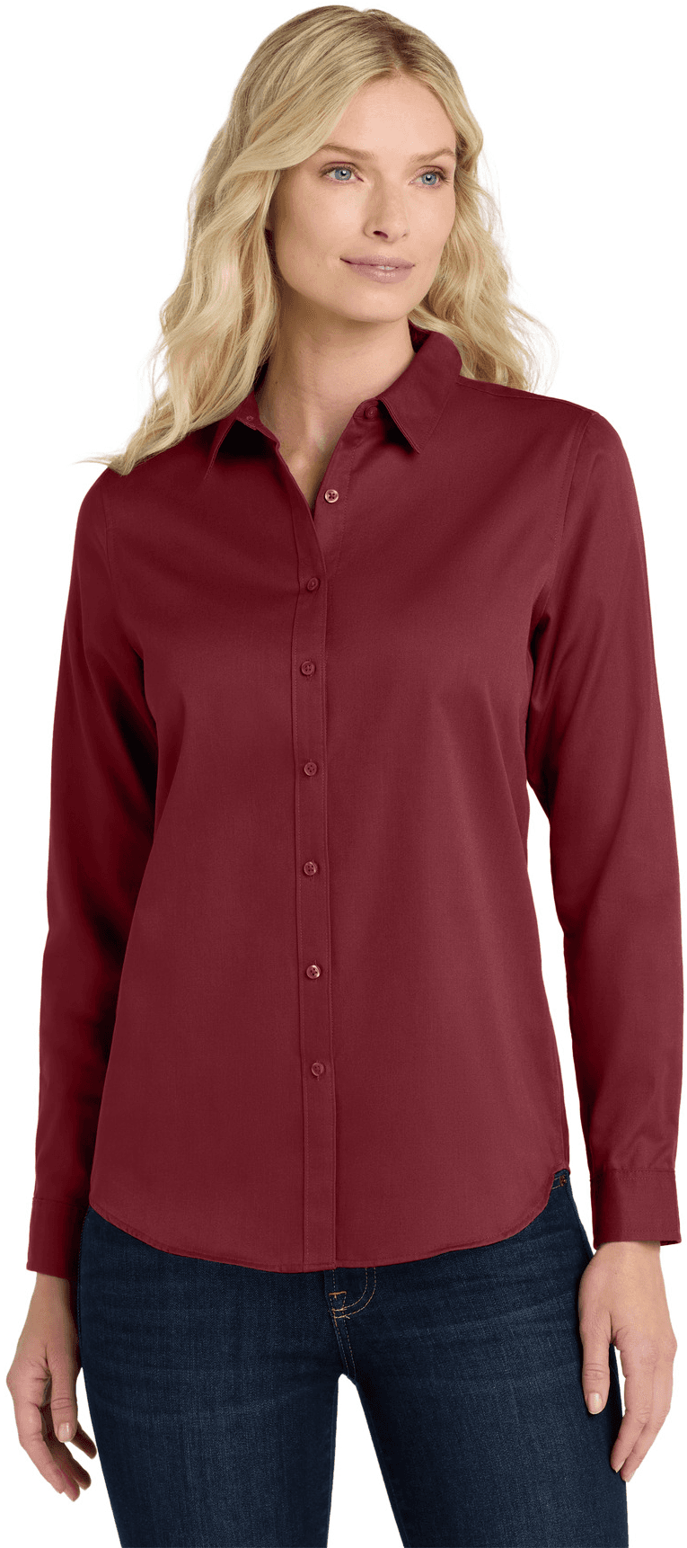 Women's Long Sleeve SuperPro ReactTwill Shirt.