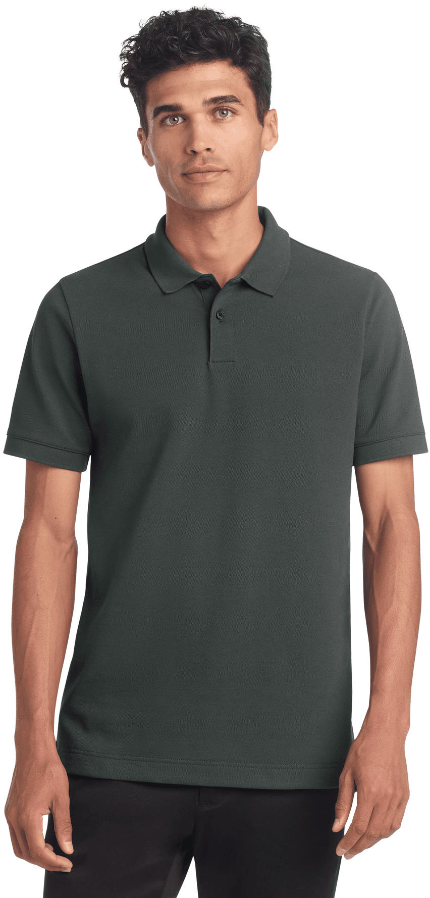 Stretch Heavyweight Pique Polo