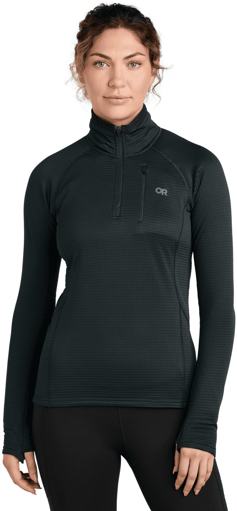 LIMITED EDITION Outdoor Research Women's Tech Grid 1/4-Zip Fleece