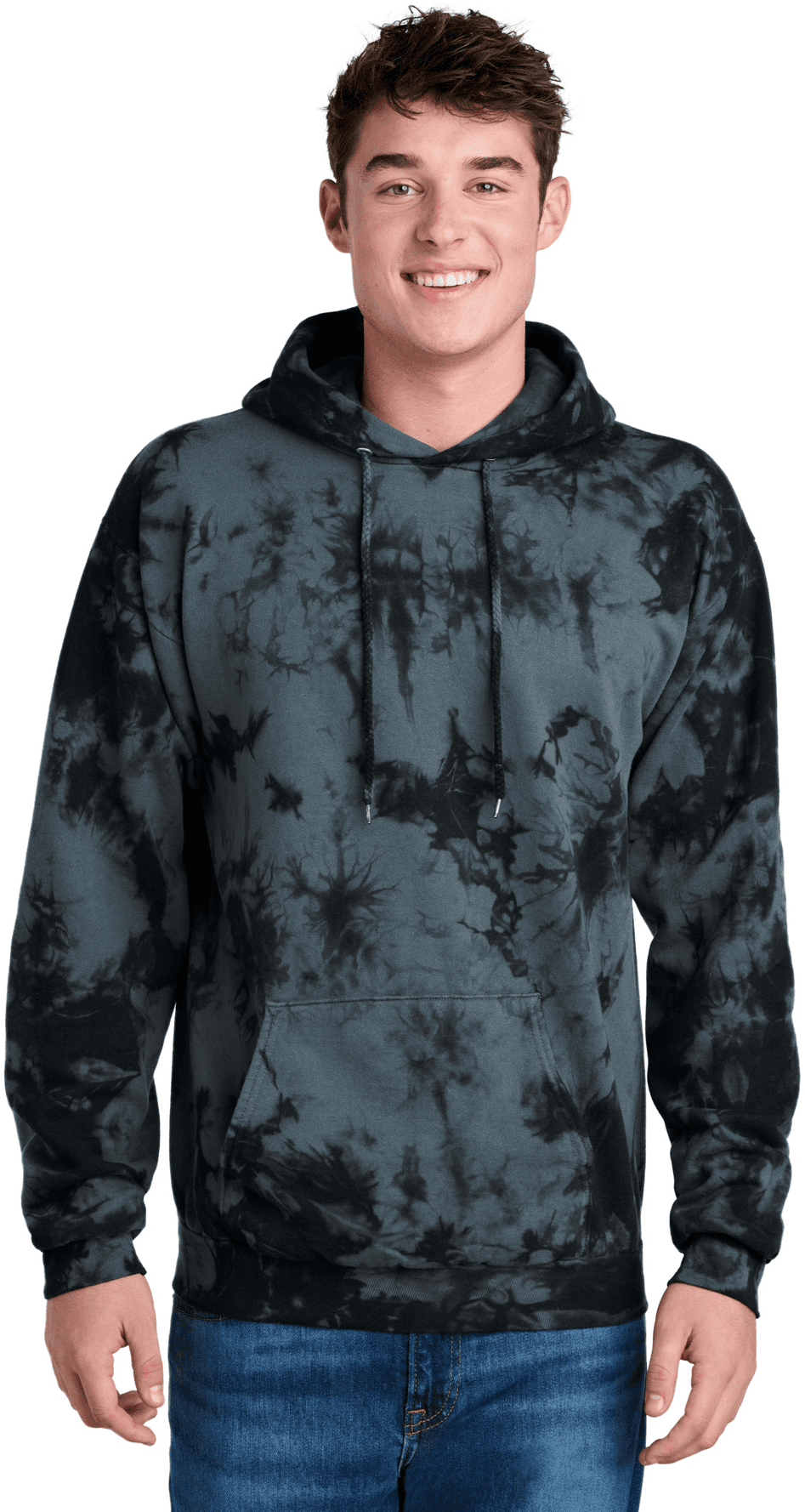 Crystal Tie-Dye Pullover Hoodie