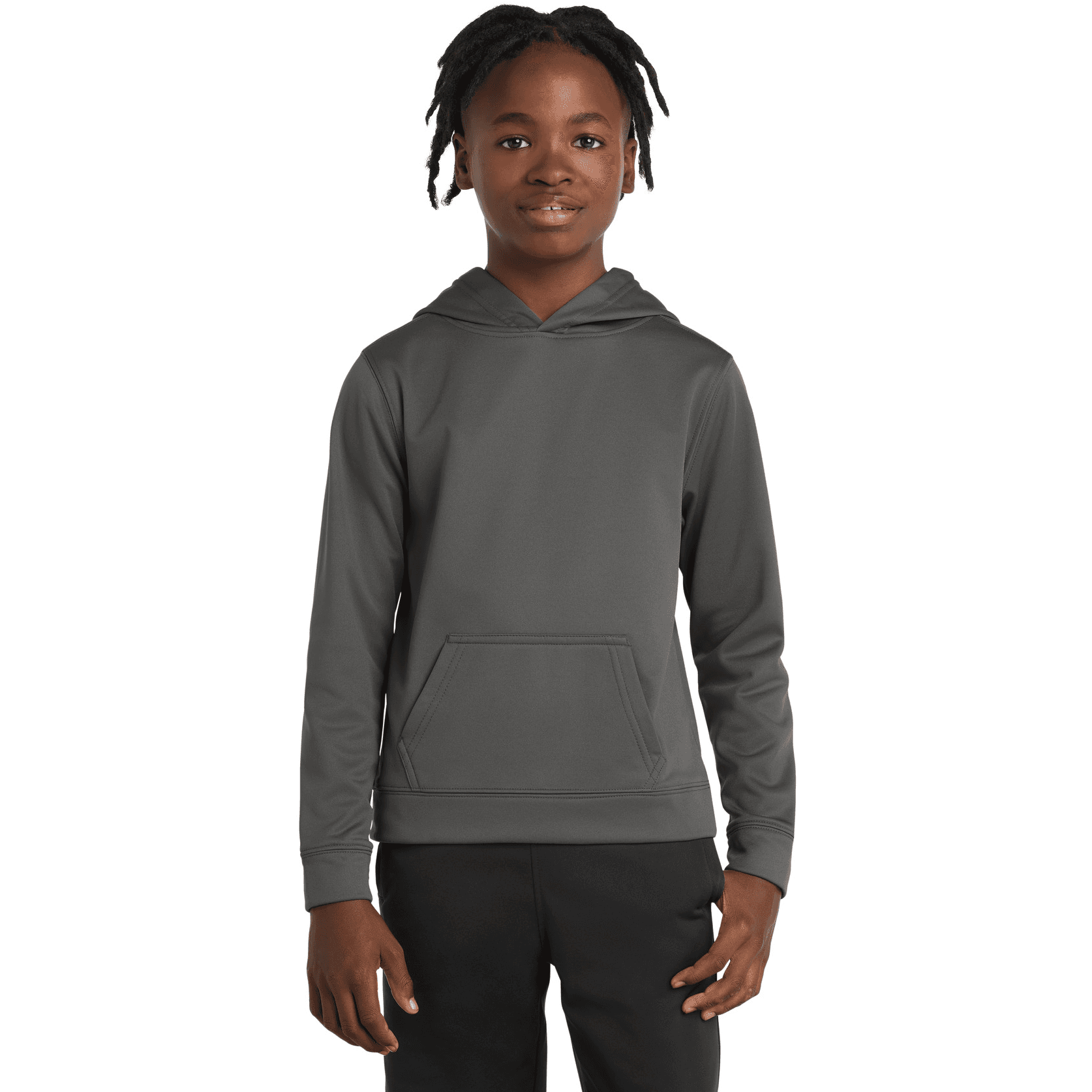 Youth Performance Fleece Pullover Hooded Sweatshirt.