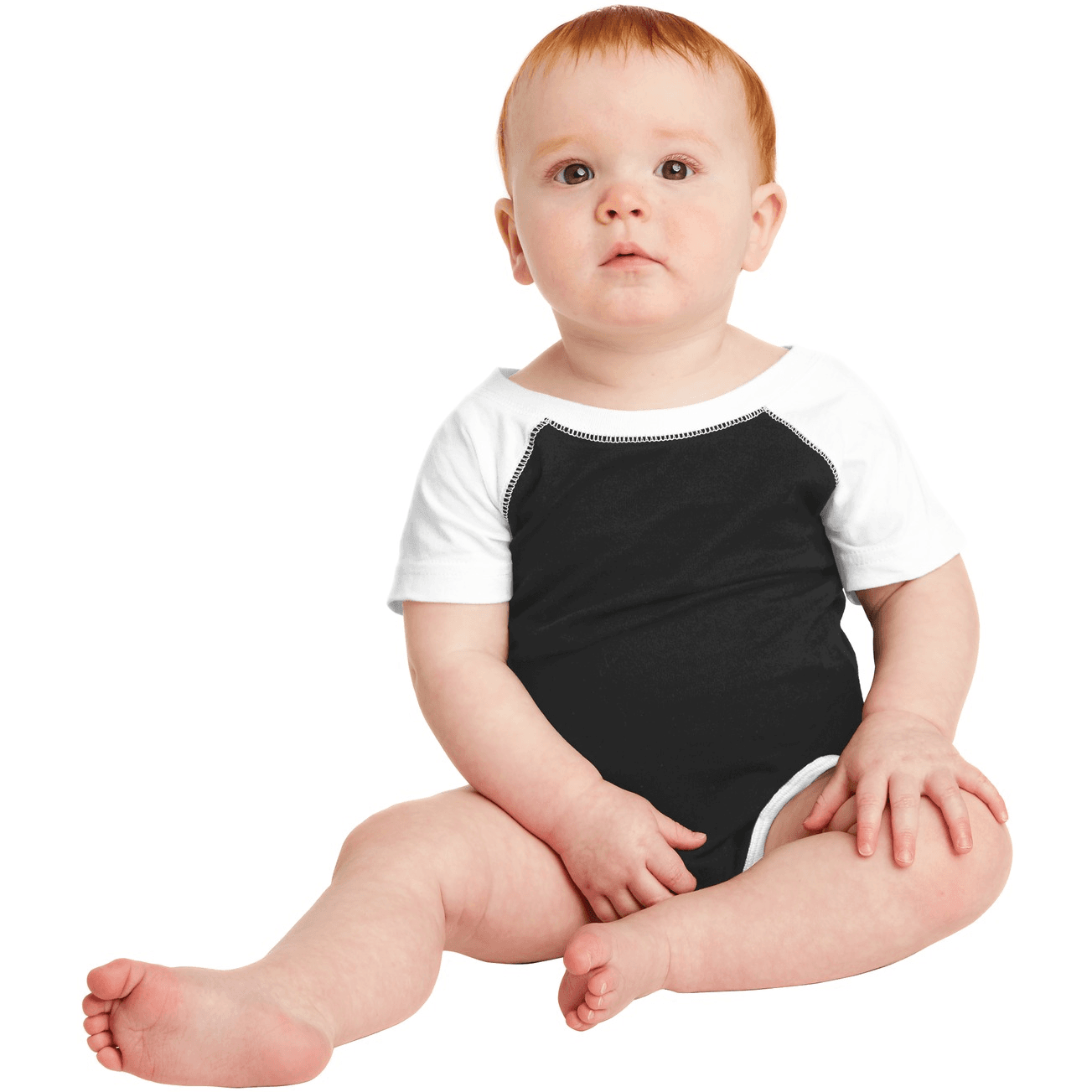 Infant Baseball Fine Jersey Bodysuit.