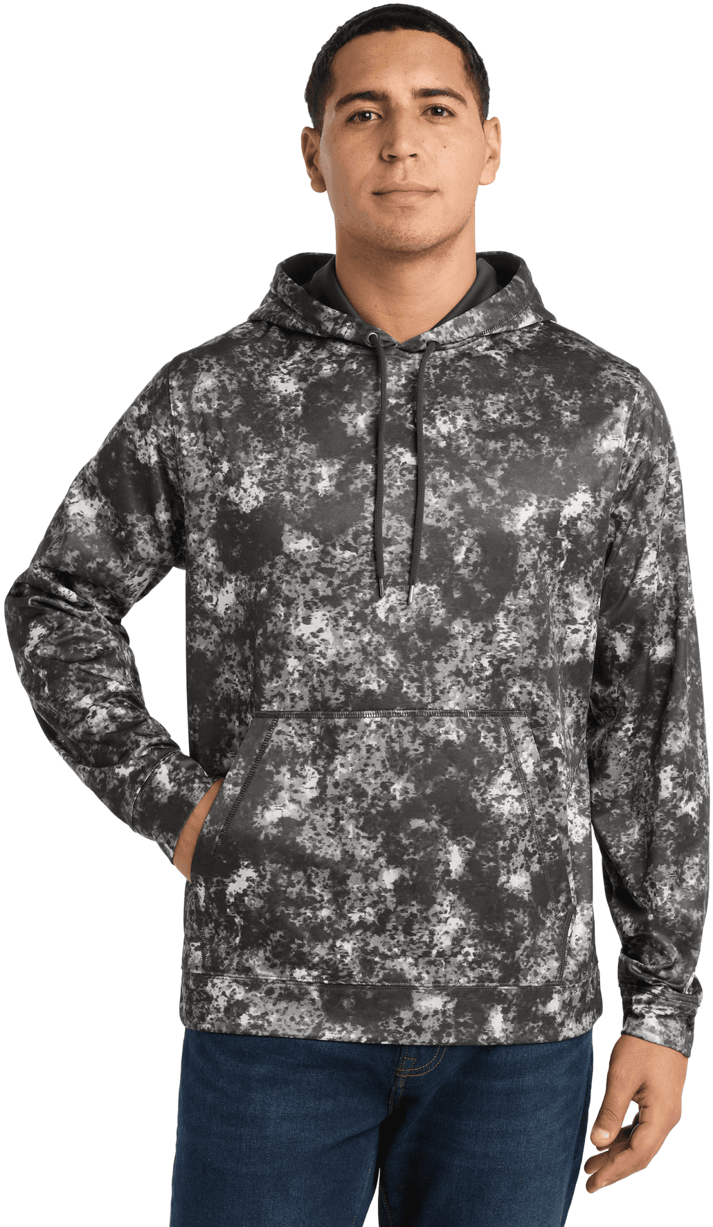 Sport-Wick Mineral Freeze Fleece Hooded Pullover.