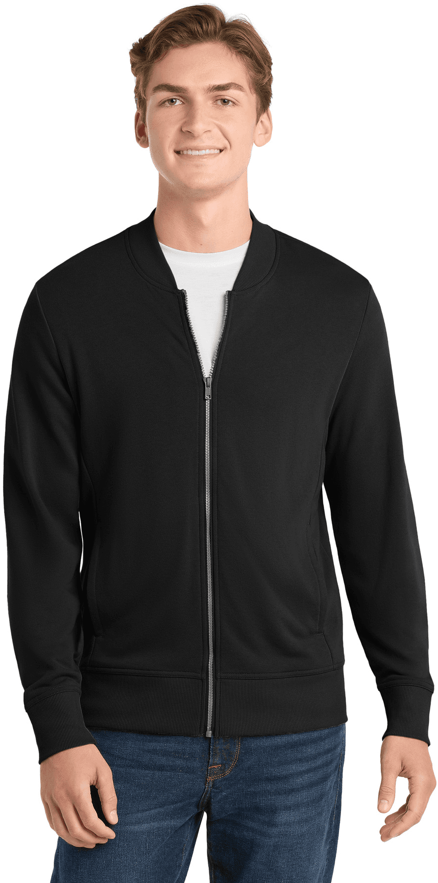 Lightweight French Terry Bomber.