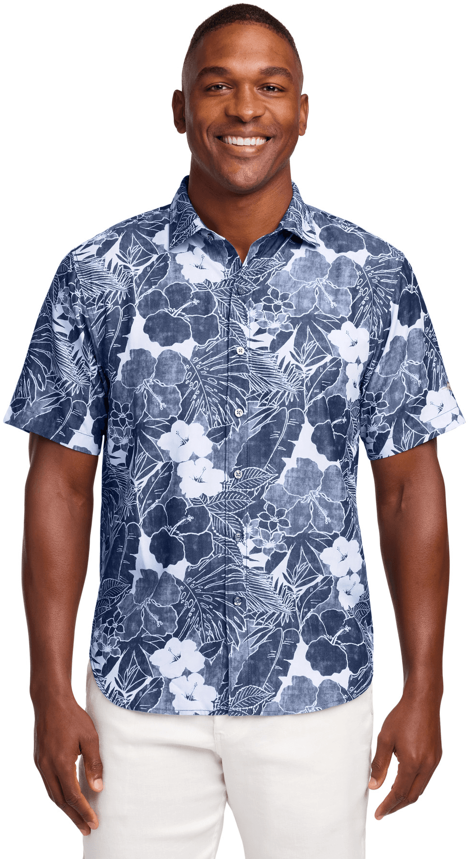 Coconut Point Playa Flora Short Sleeve Shirt