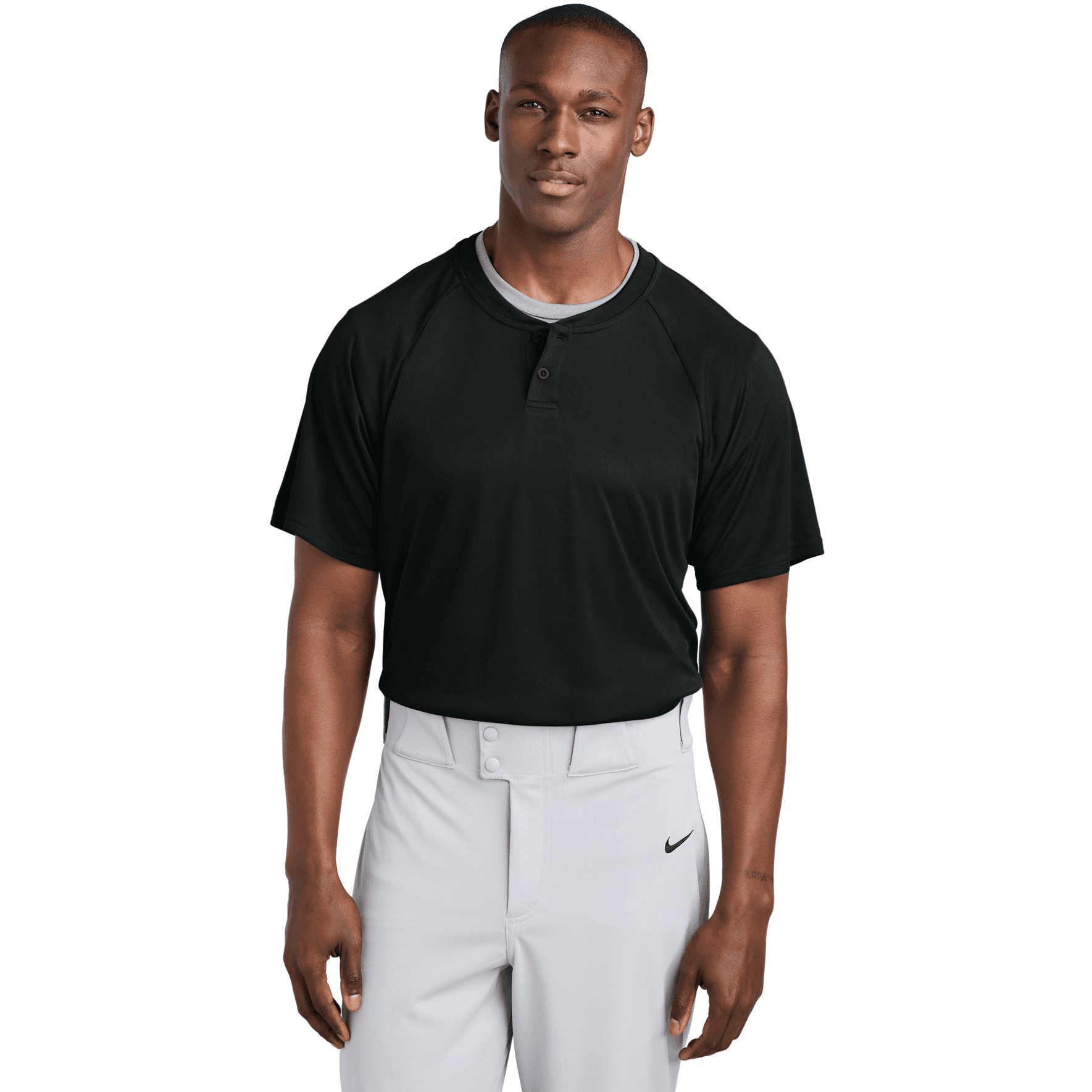 PosiCharge Competitor 2-Button Henley