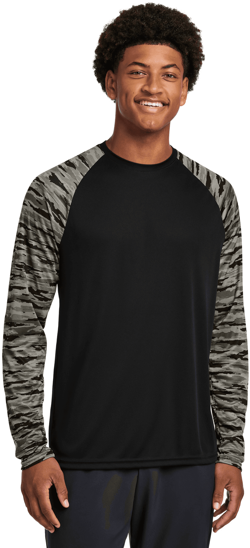 Drift Camo Colorblock Long Sleeve Tee