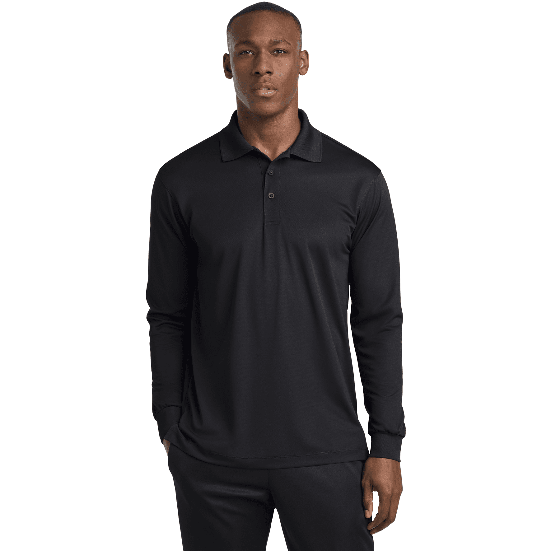 Long Sleeve Micropique Sport-Wick Polo.