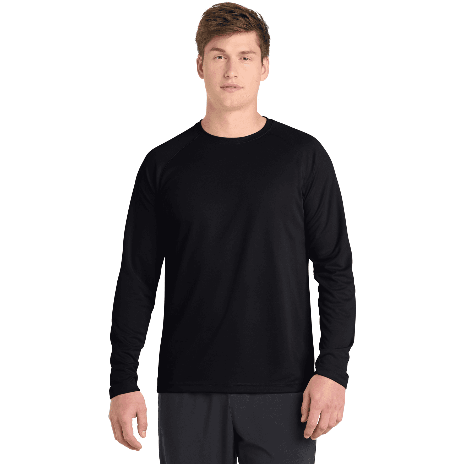 Dry Zone Long Sleeve Raglan T-Shirt.