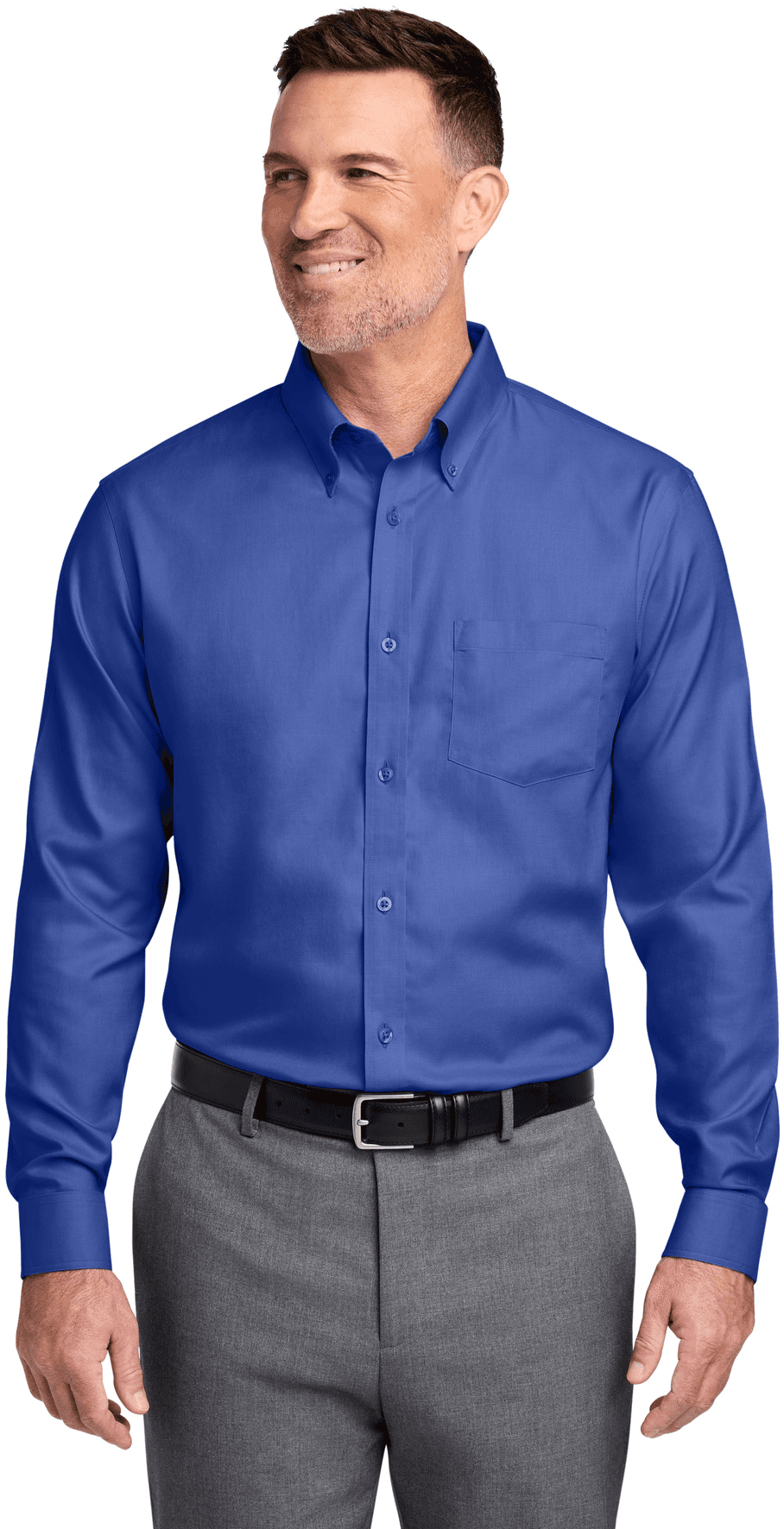 Tall Wrinkle-Free Stretch Nailhead Shirt