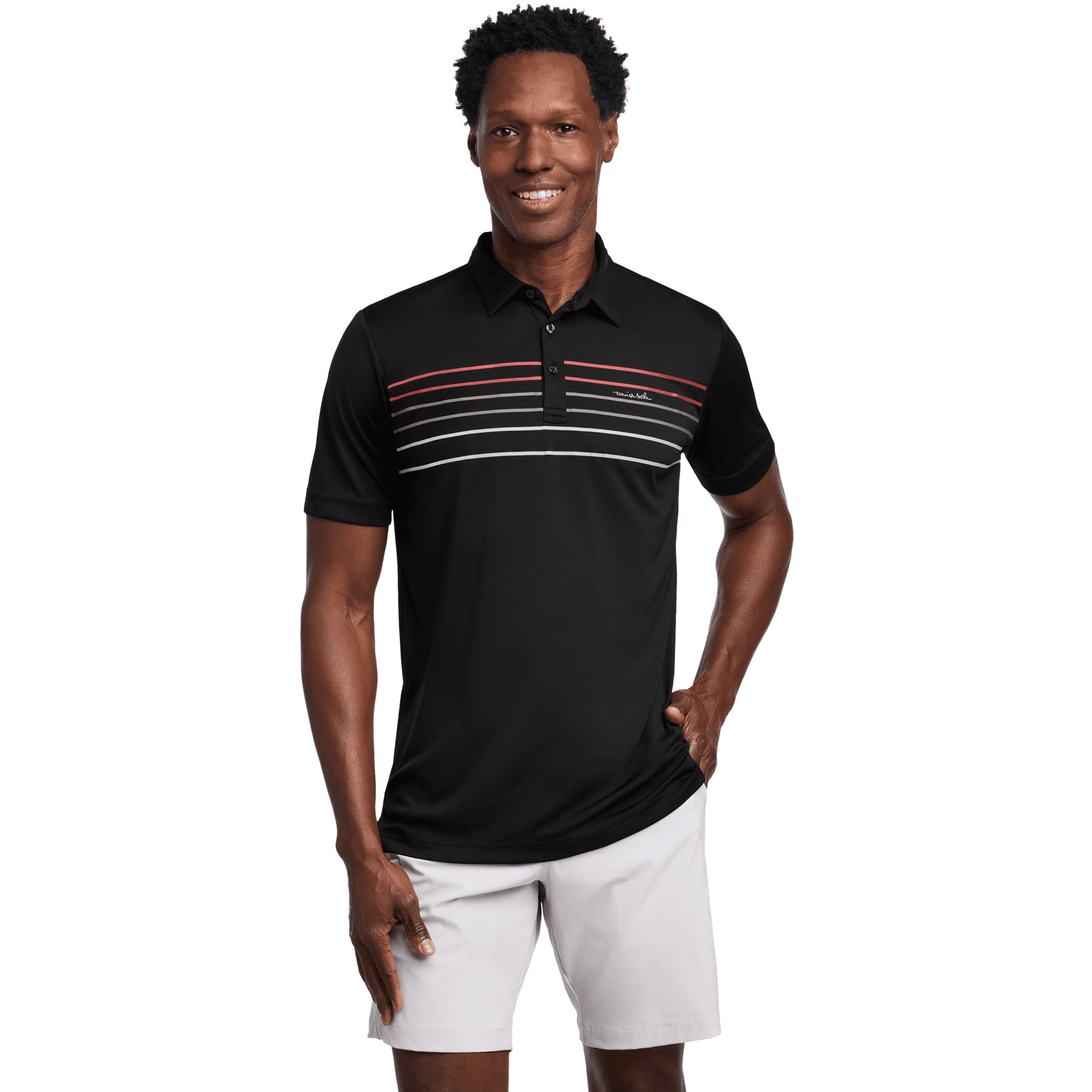 Coto Performance Chest Stripe Polo