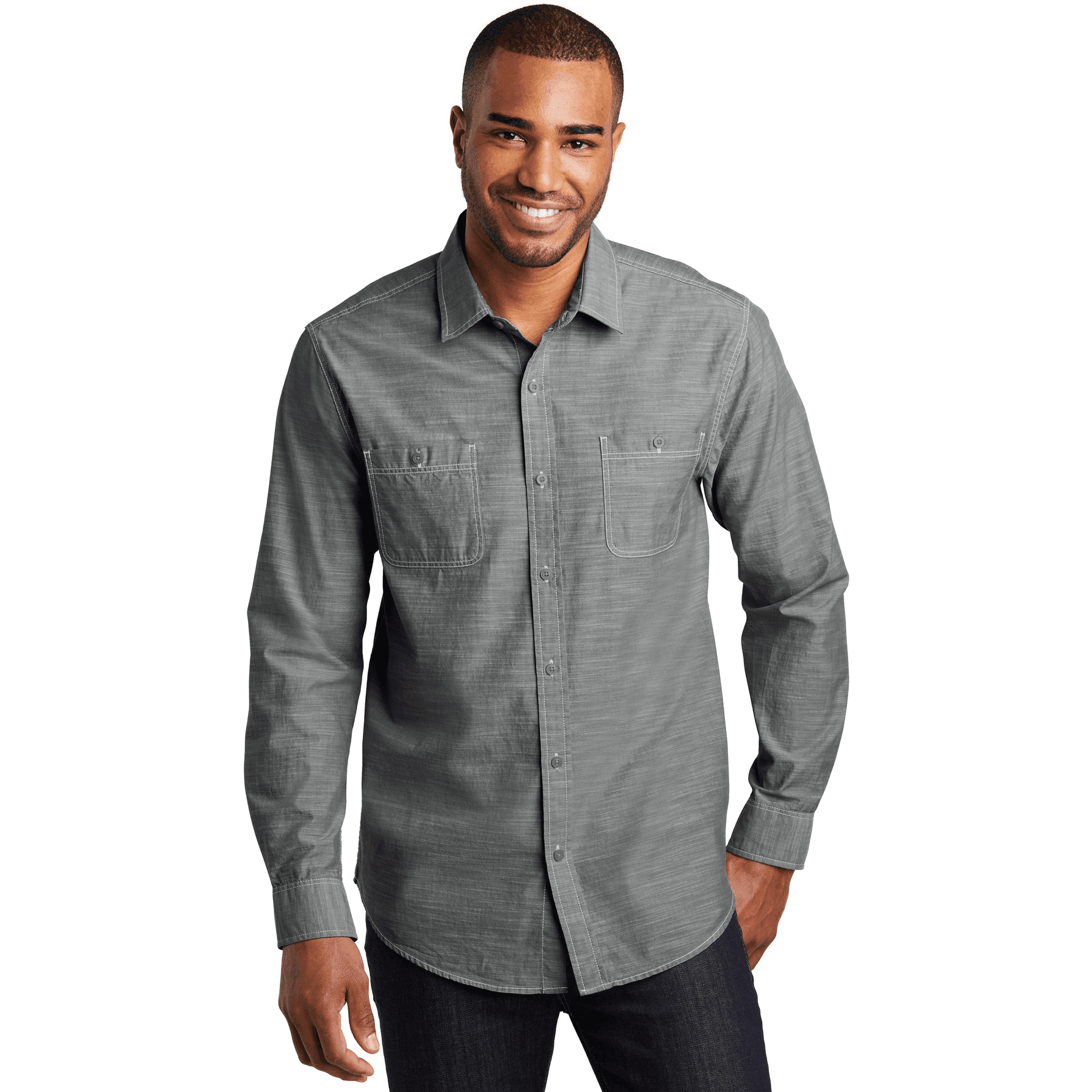 Slub Chambray Shirt.