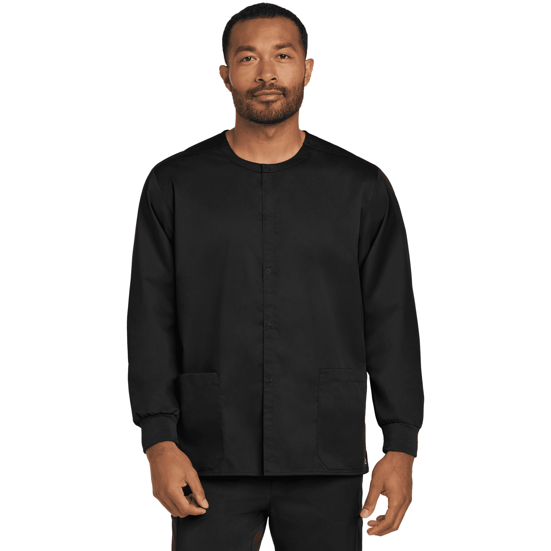 Unisex WorkFlex Snap-Front Scrub Jacket