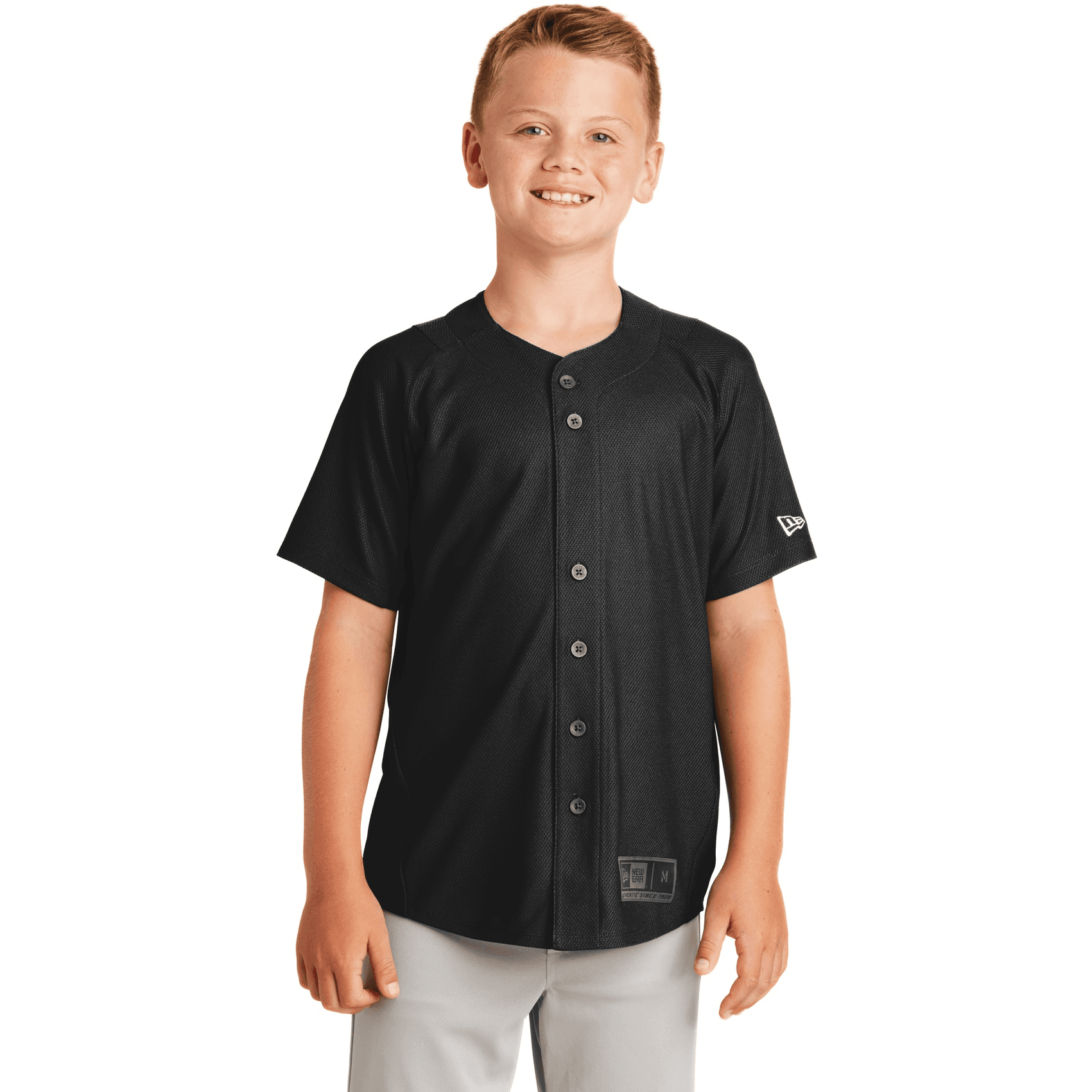 Youth Diamond Era Full-Button Jersey.