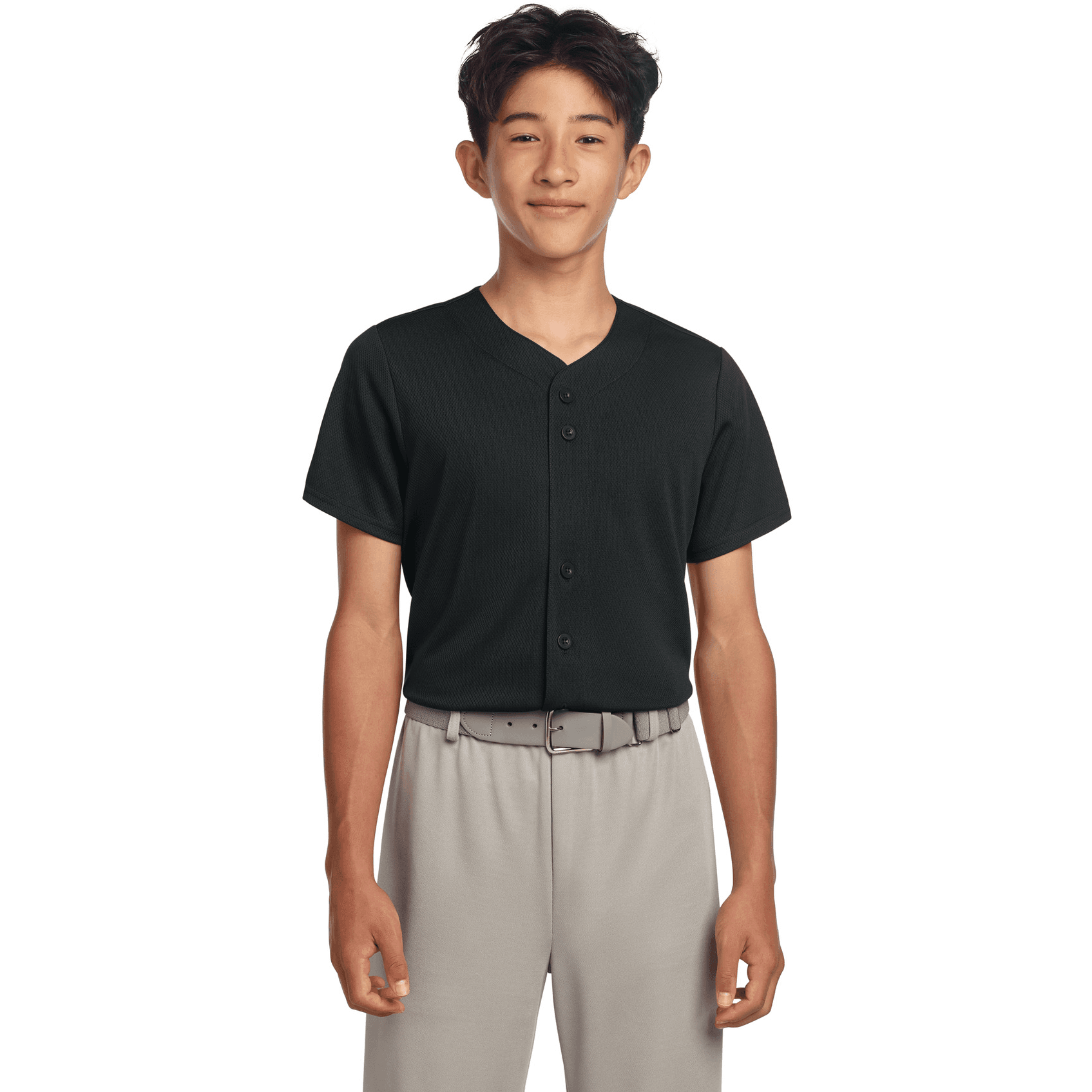 Youth PosiCharge Tough Mesh Full-Button Jersey