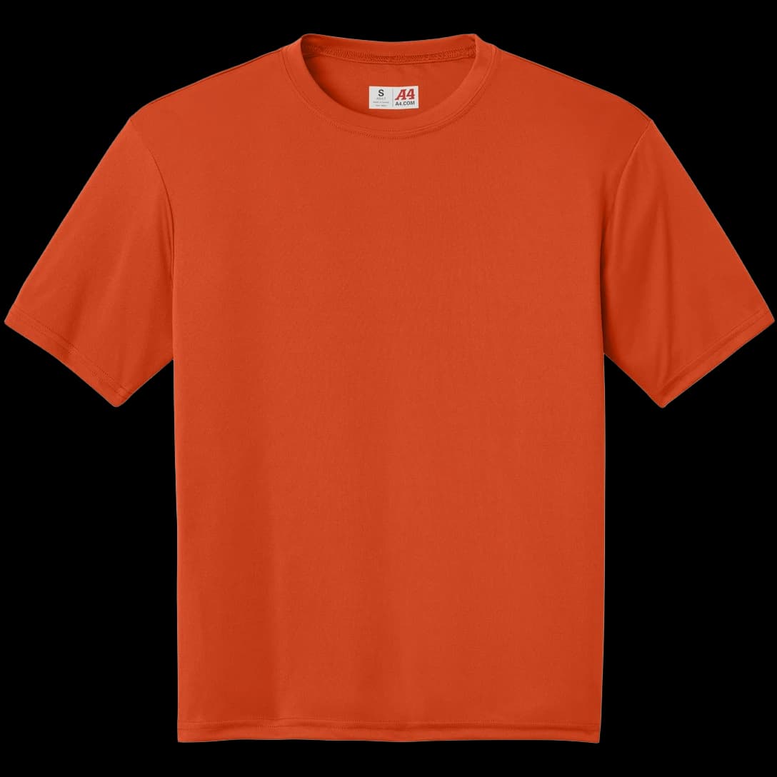 Cooling Performance Short Sleeve Tee — Athletic Orange