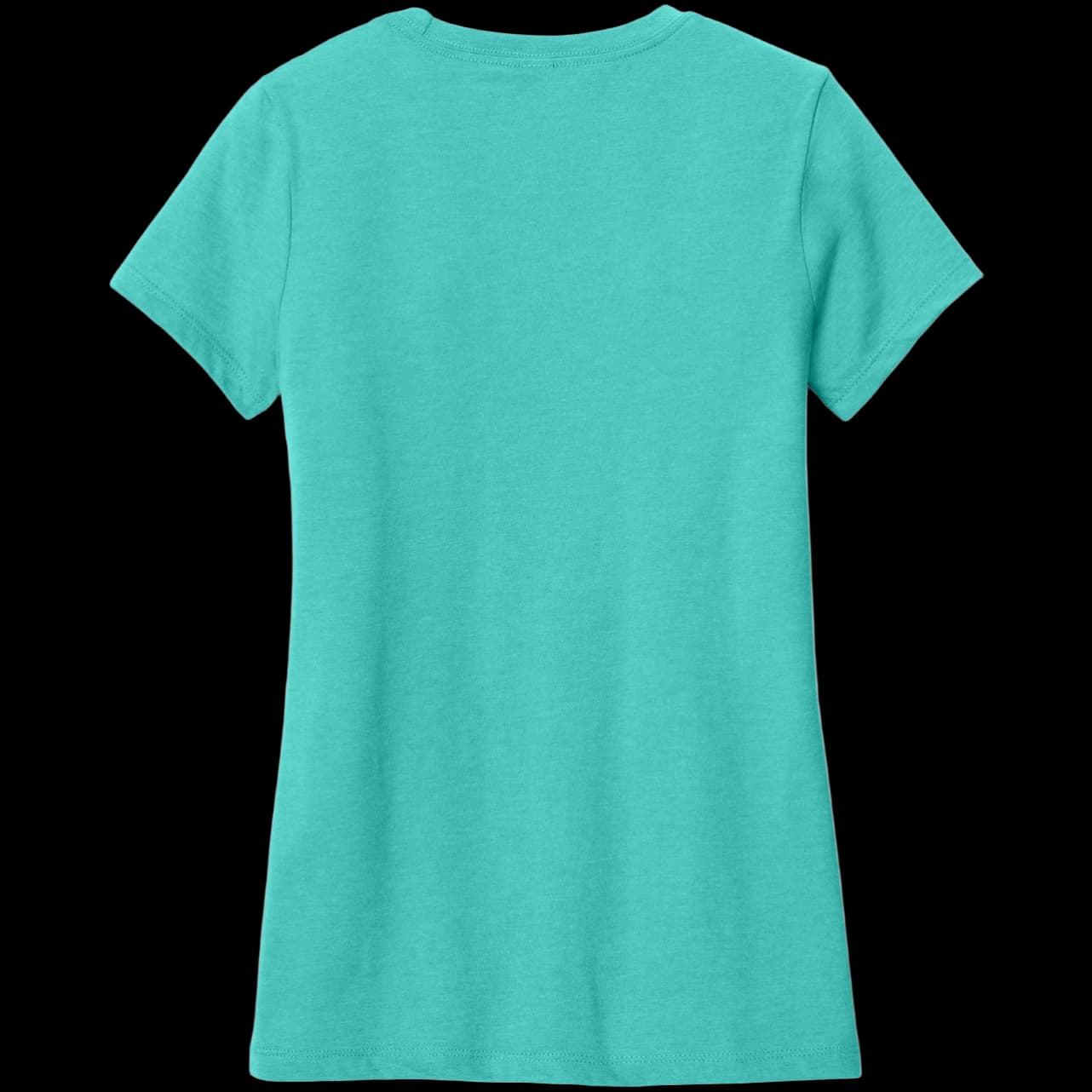 Women's Perfect Blend CVC Tee. back