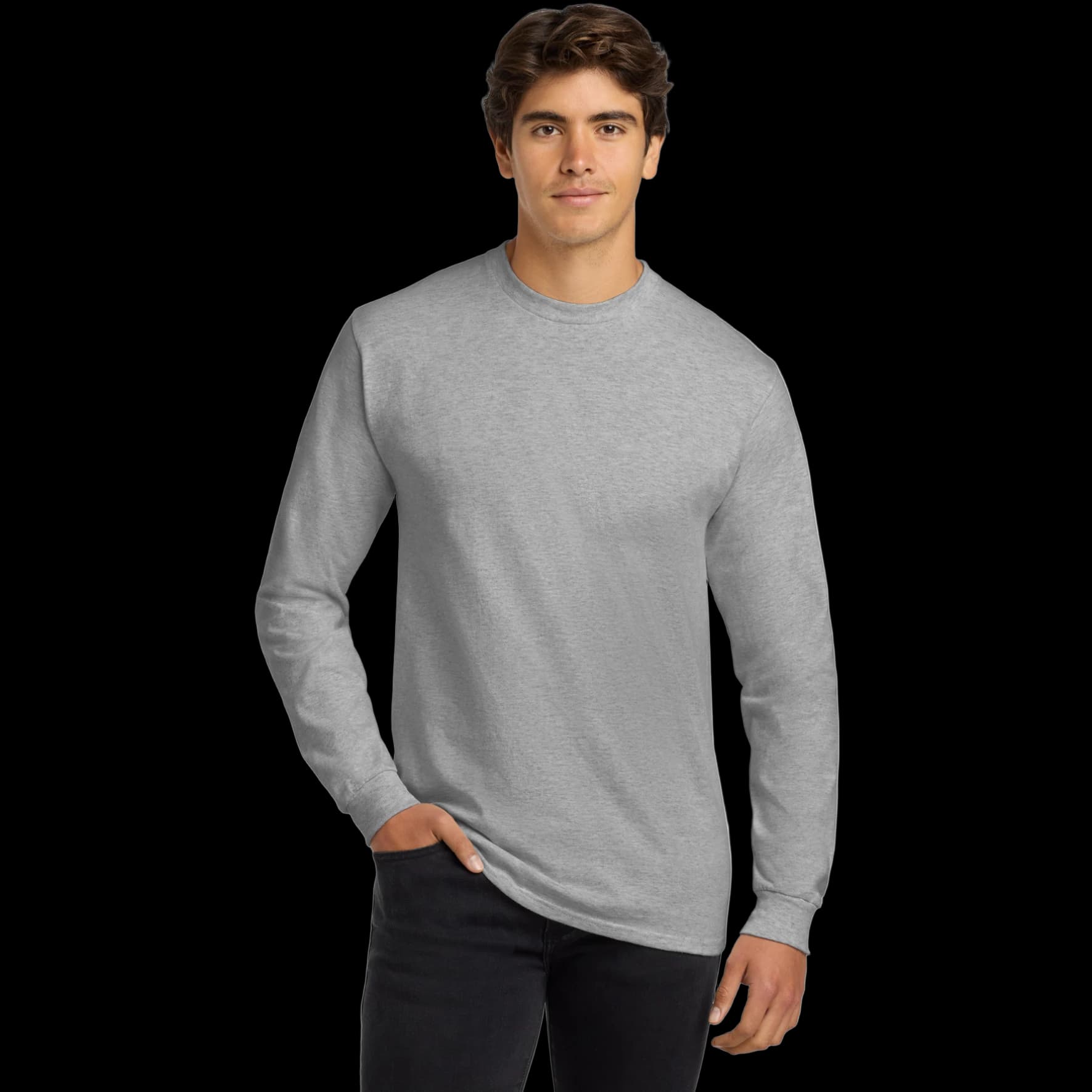 Ultra Cotton 100% US Cotton Long Sleeve T-Shirt.