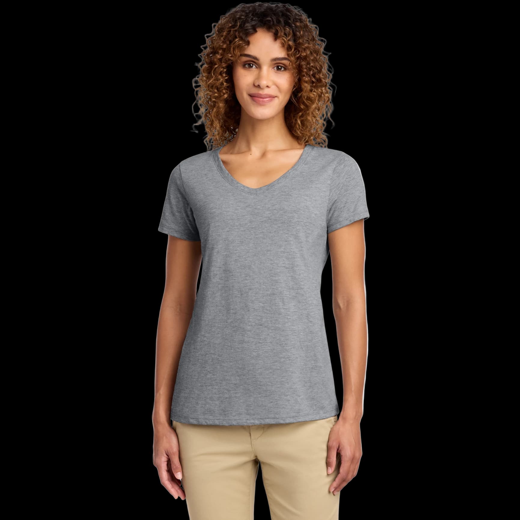 Women's Fan Favorite V-Neck Tee.
