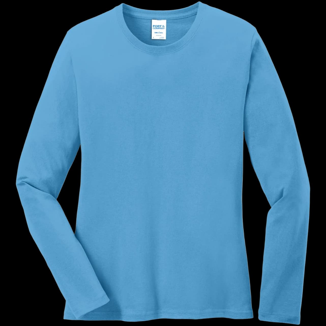 Women's Long Sleeve Core Cotton Tee.