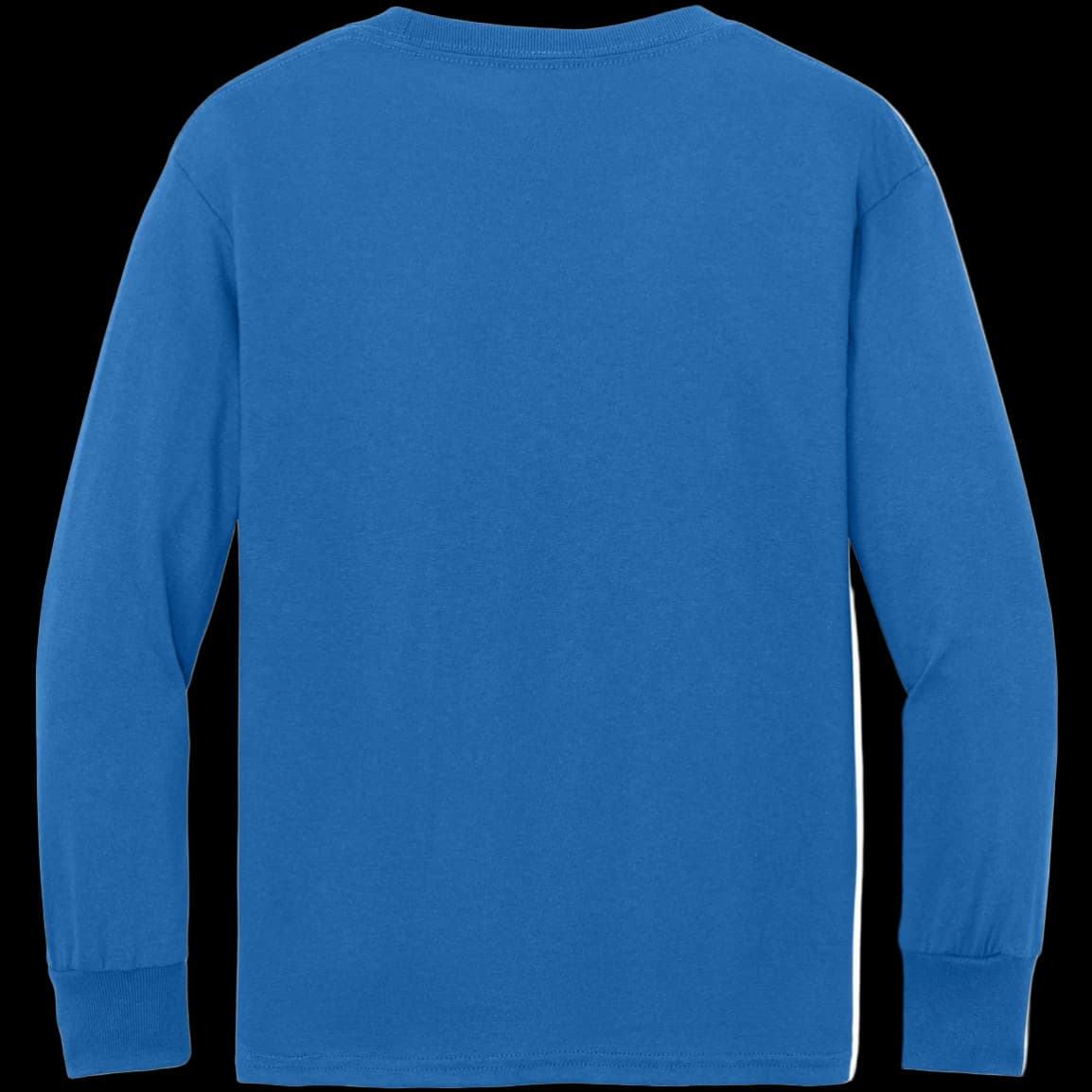 Youth Long Sleeve Core Cotton Tee. back
