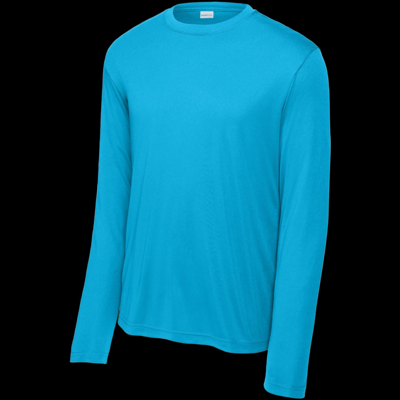Long Sleeve PosiCharge Competitor Tee. — Atomic Blue