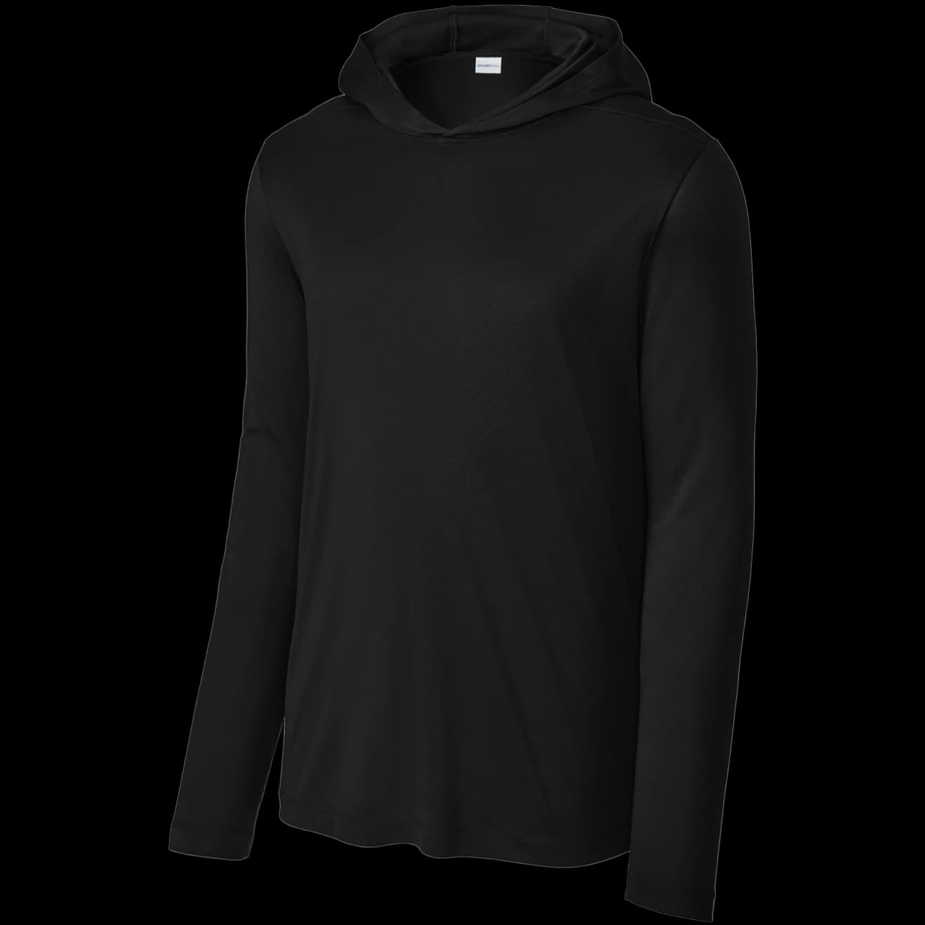 Posi-UV Pro Long Sleeve Hoodie — Black