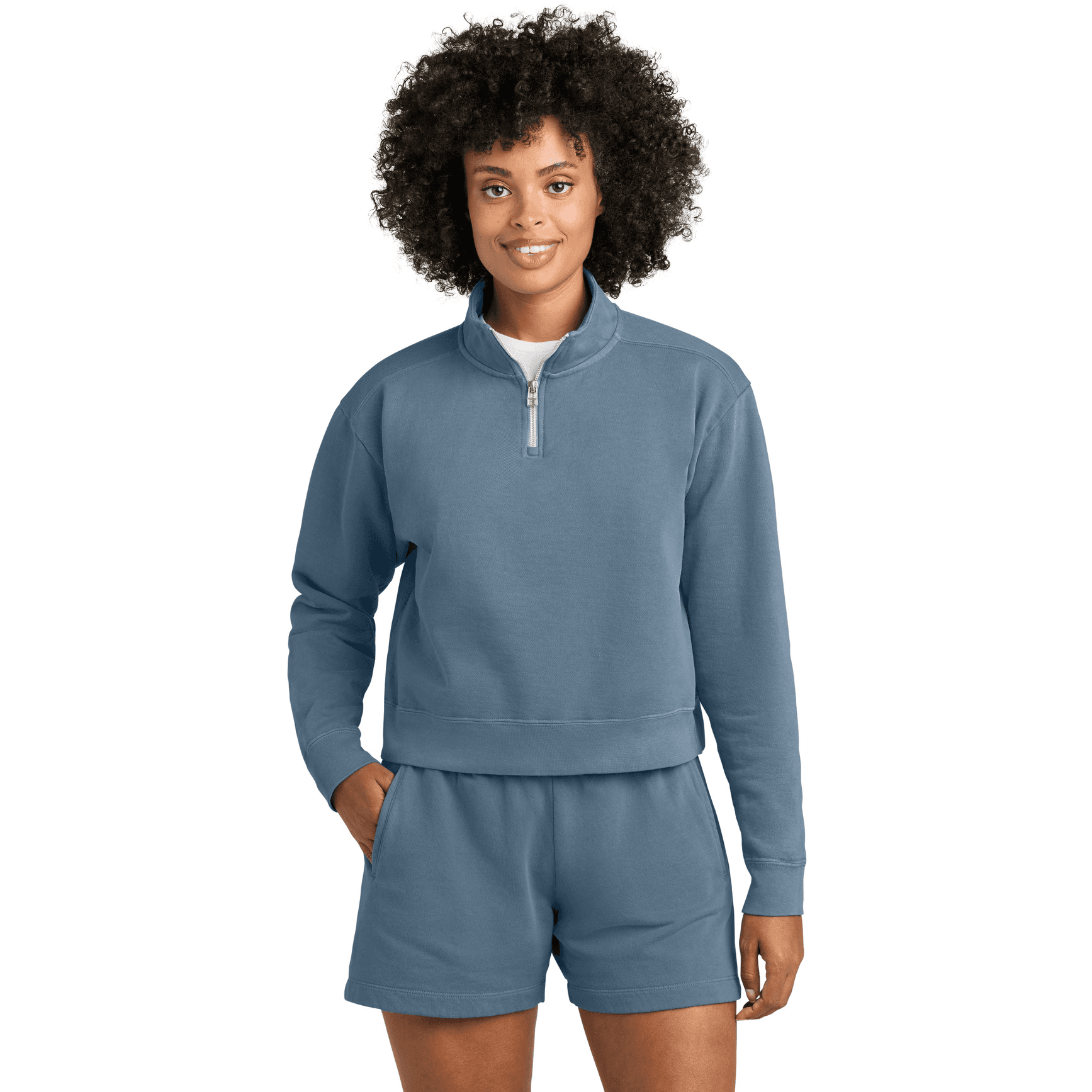 Women's Mid-Length 1/4-Zip Sweatshirt