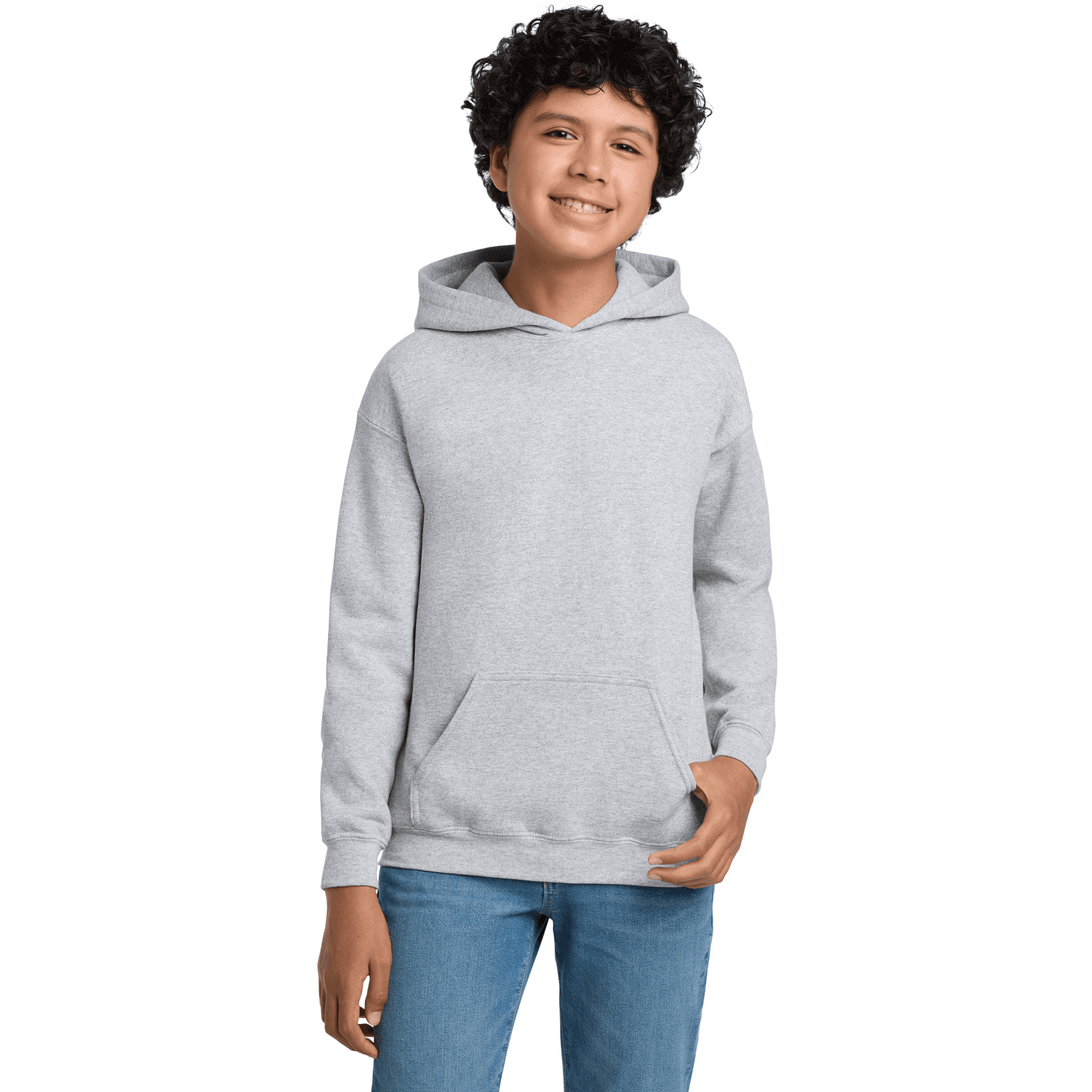 Youth Heavy Blend Hooded Sweatshirt.