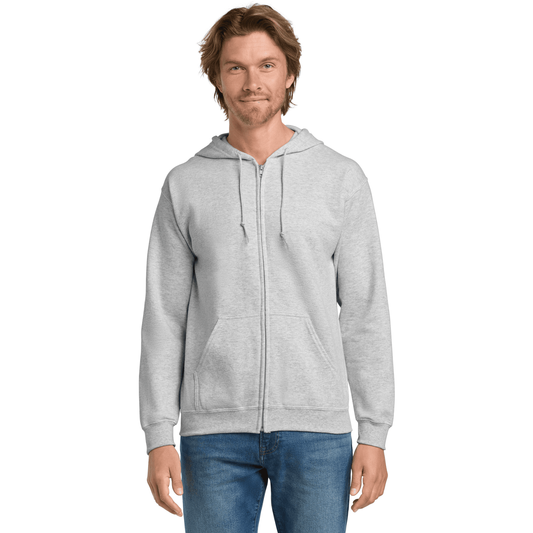 Heavy Blend Full-Zip Hooded Sweatshirt.
