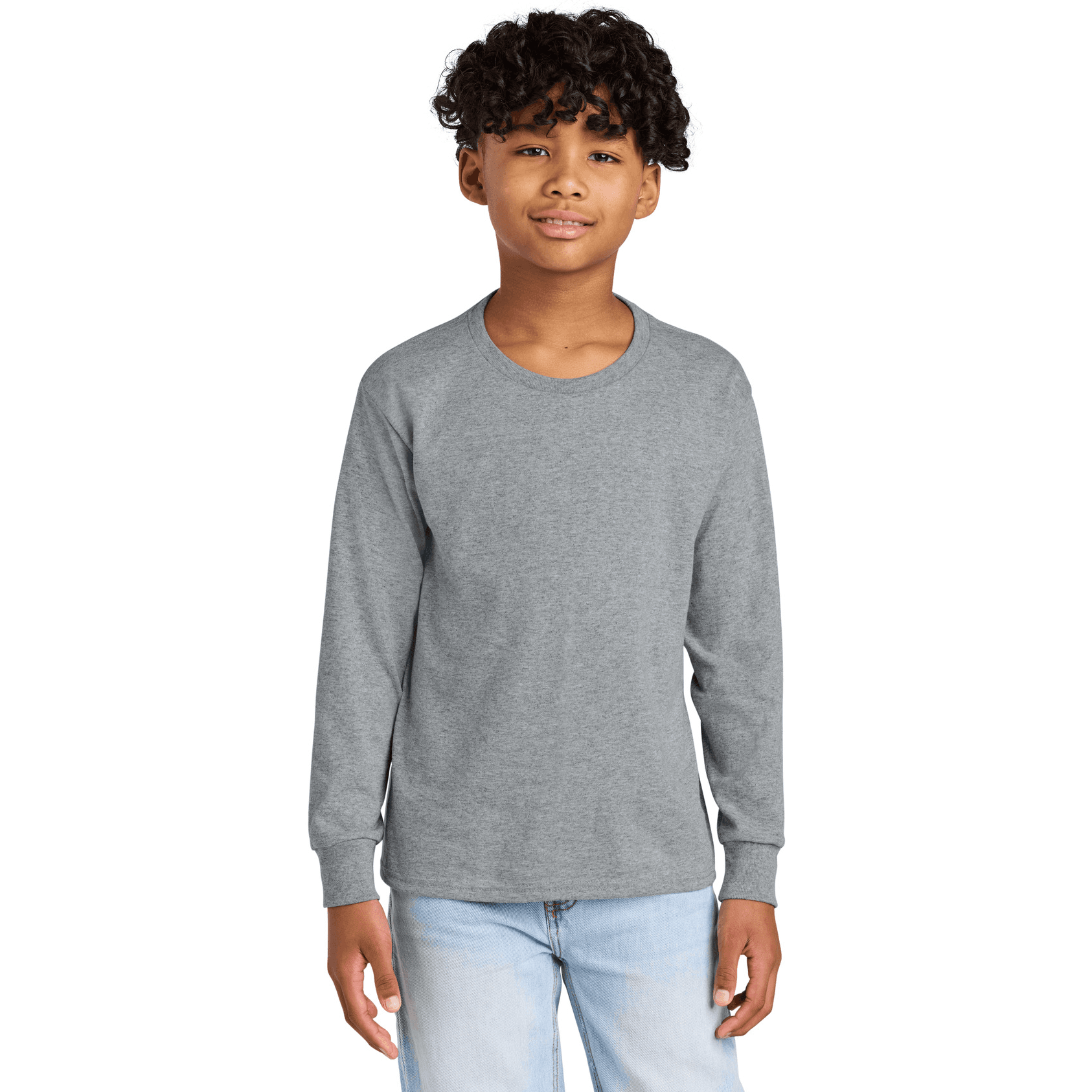 Youth Dri-Power 50/50 Cotton/Poly Long Sleeve