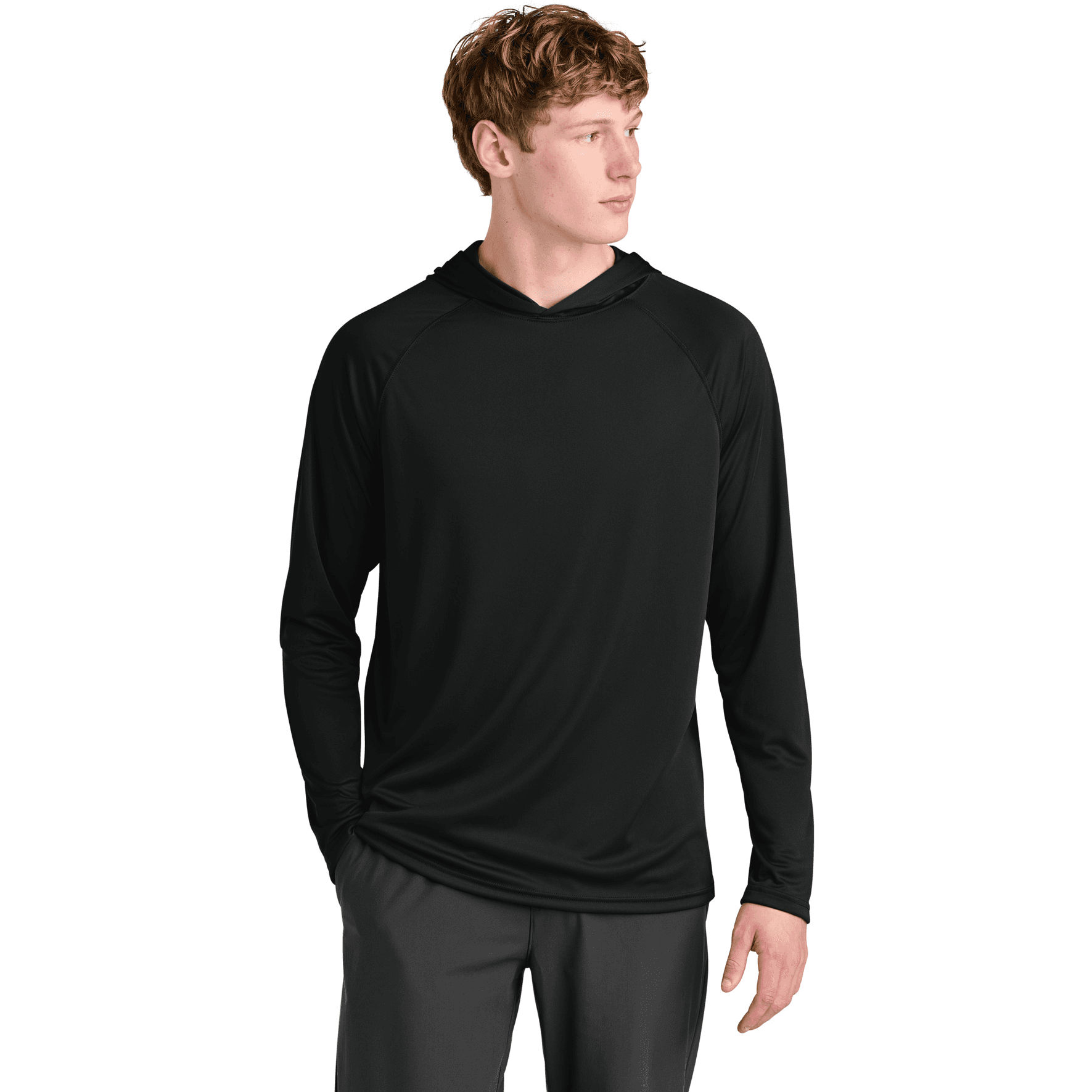 Cooling Performance Long Sleeve Hooded Tee