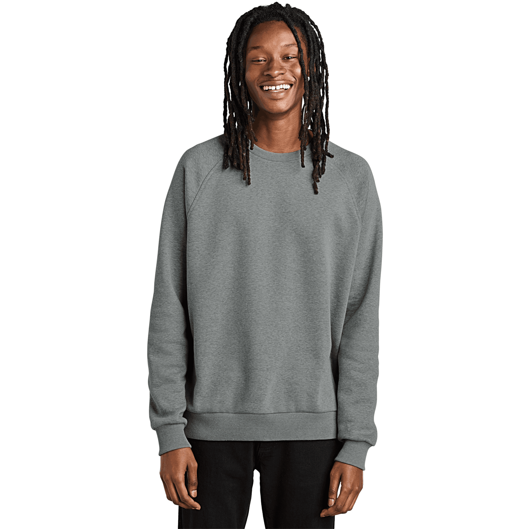 Unisex Organic CVC Fleece Crewneck Sweatshirt