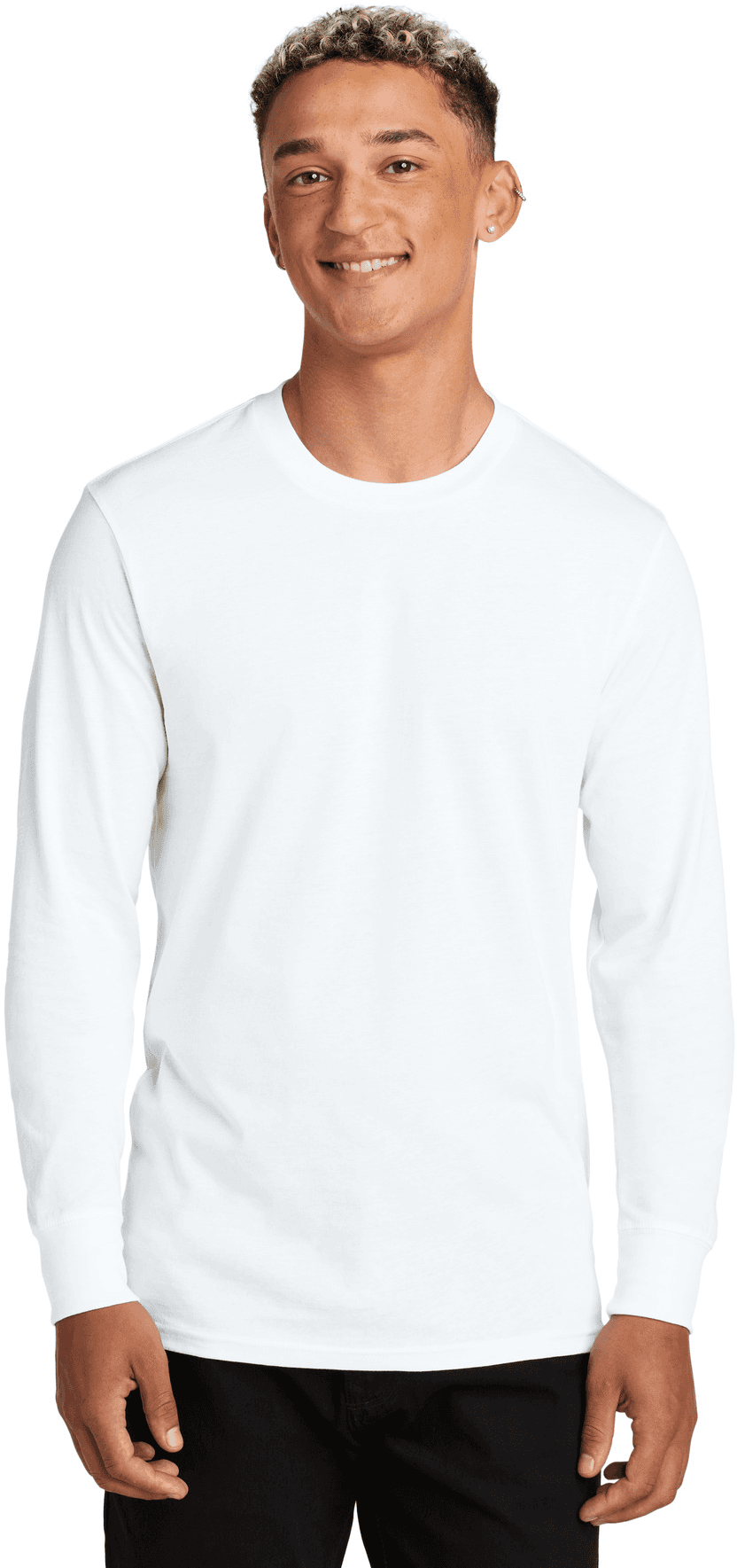 Unisex Long Sleeve Organic Cotton Tee